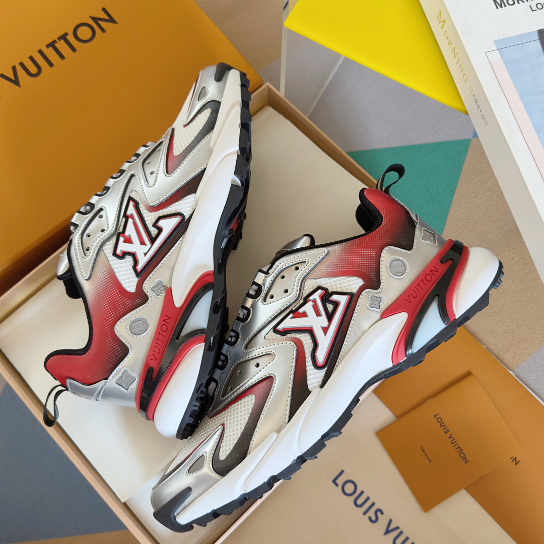 Louis Vuitton Male Running Shoes Breathable M-l-s