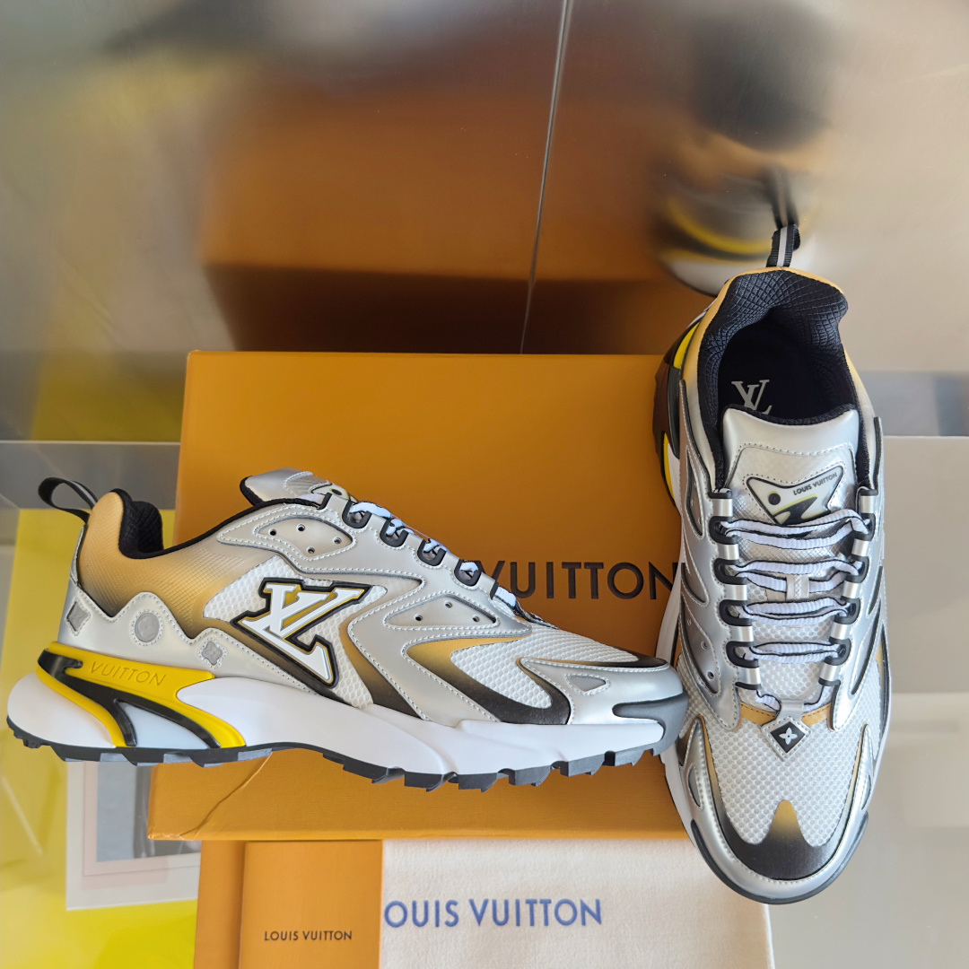 Louis Vuitton Male Running Shoes Breathable M-l-s