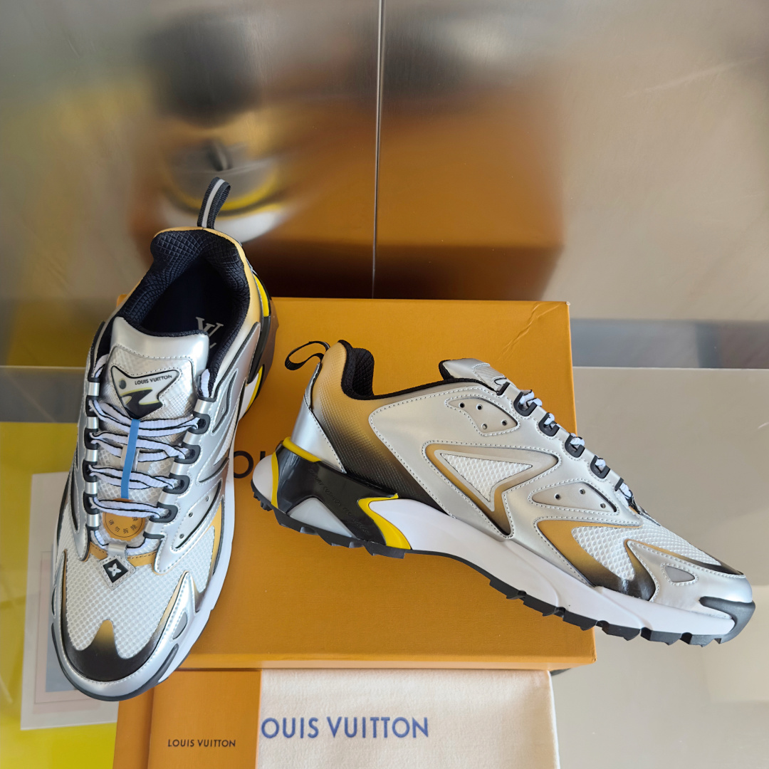 Louis Vuitton Male Running Shoes Breathable M-l-s