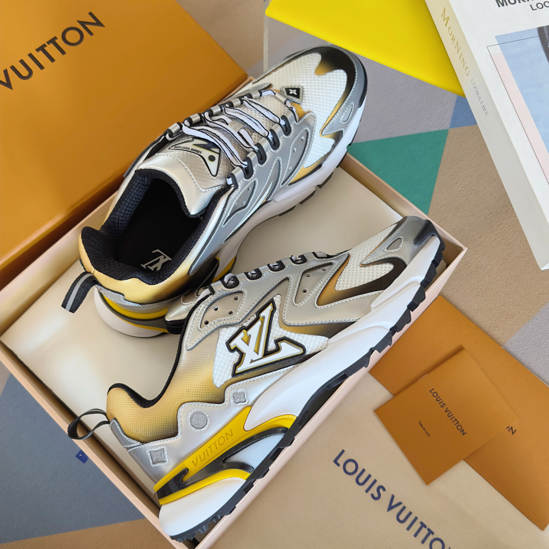 Louis Vuitton Male Running Shoes Breathable M-l-s