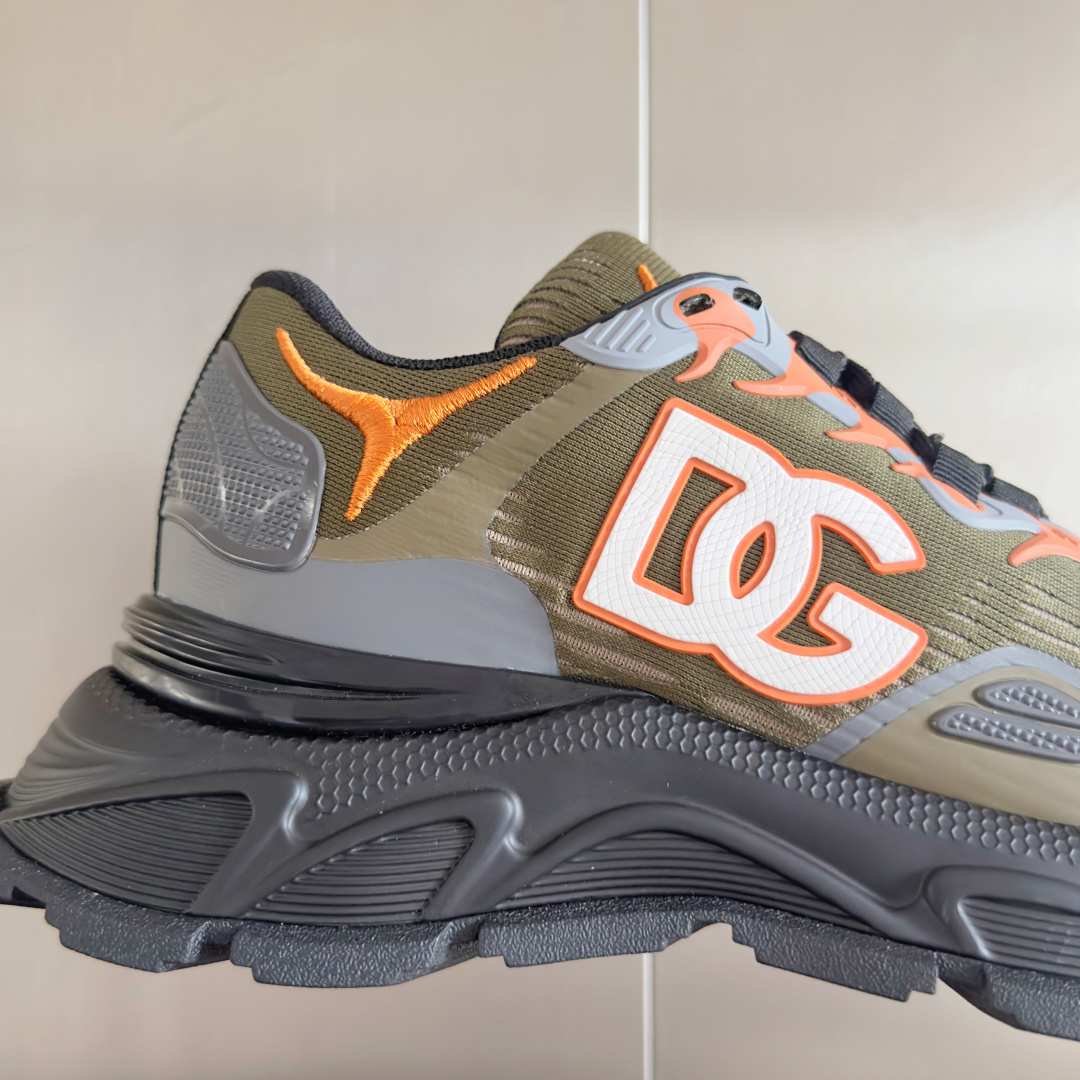 Dolce Gabbana Male Running Shoes Black Lightweight M-l-s