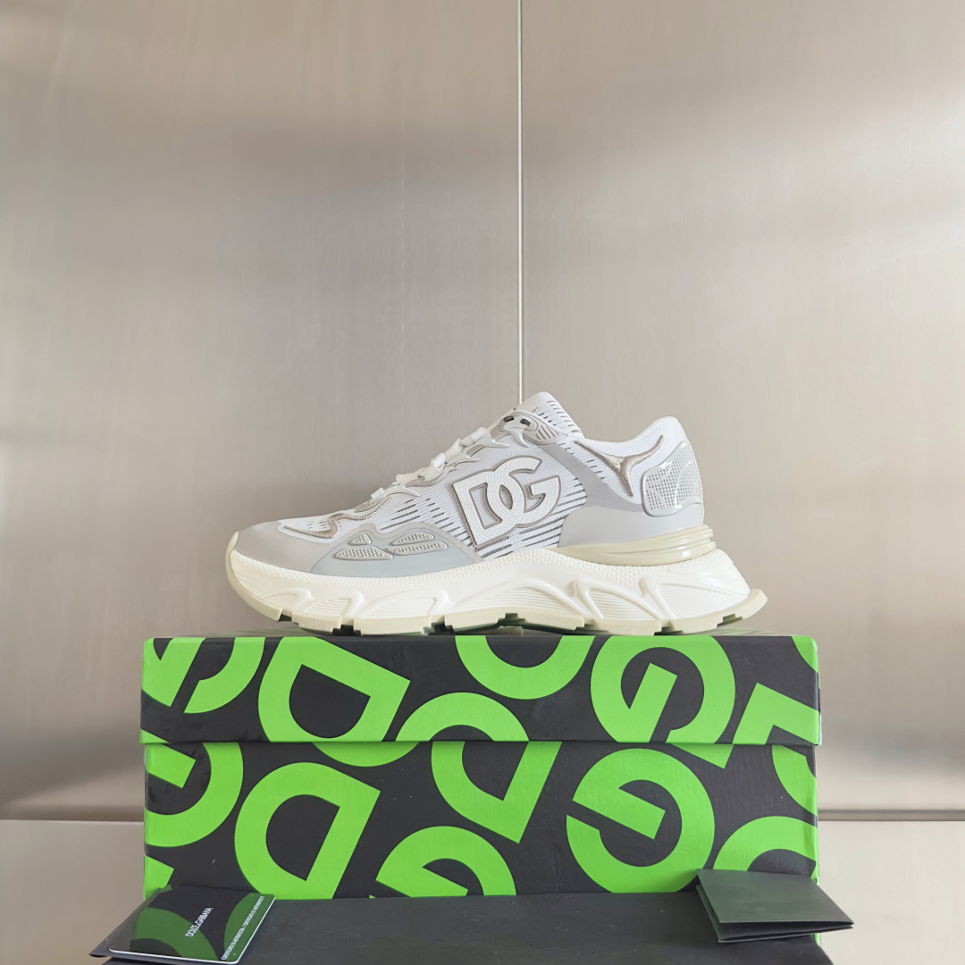 Dolce Gabbana Male Running Shoes Black Lightweight M-l-s