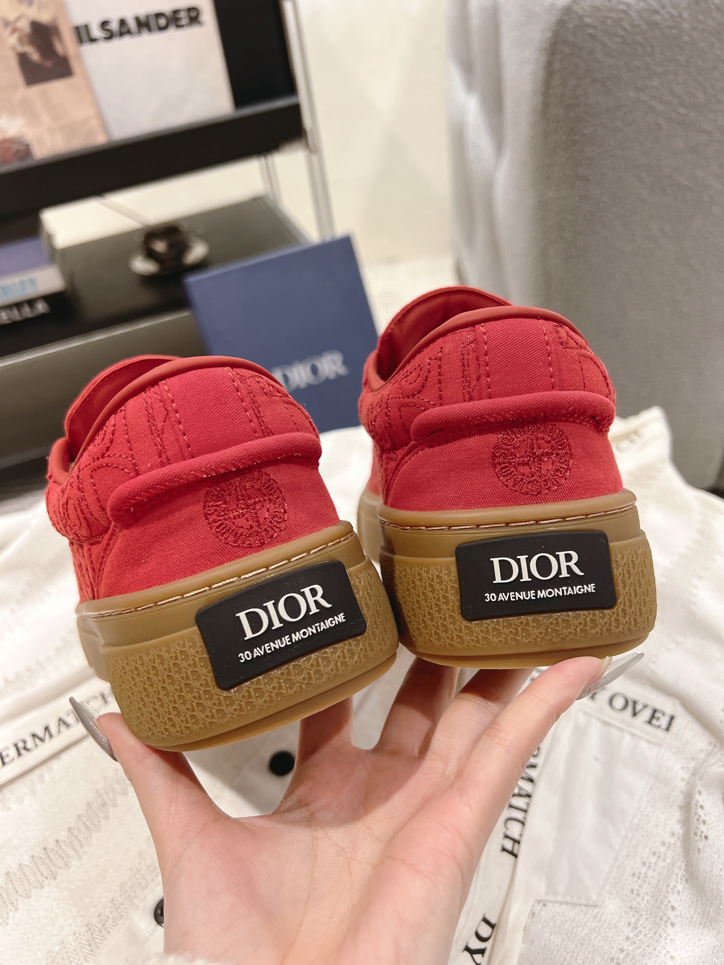 Dior Male Board Shoes Breathable M-l-s