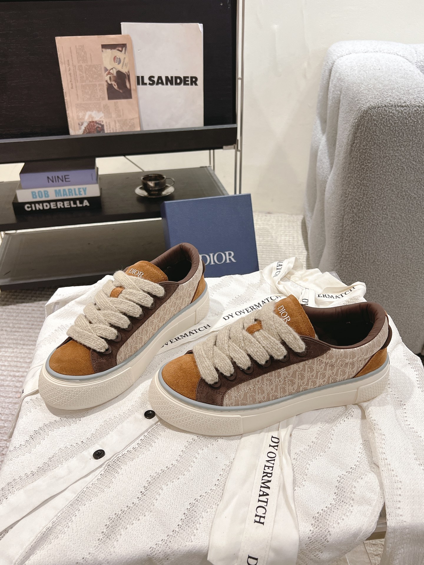 Dior Male Board Shoes Breathable M-l-s