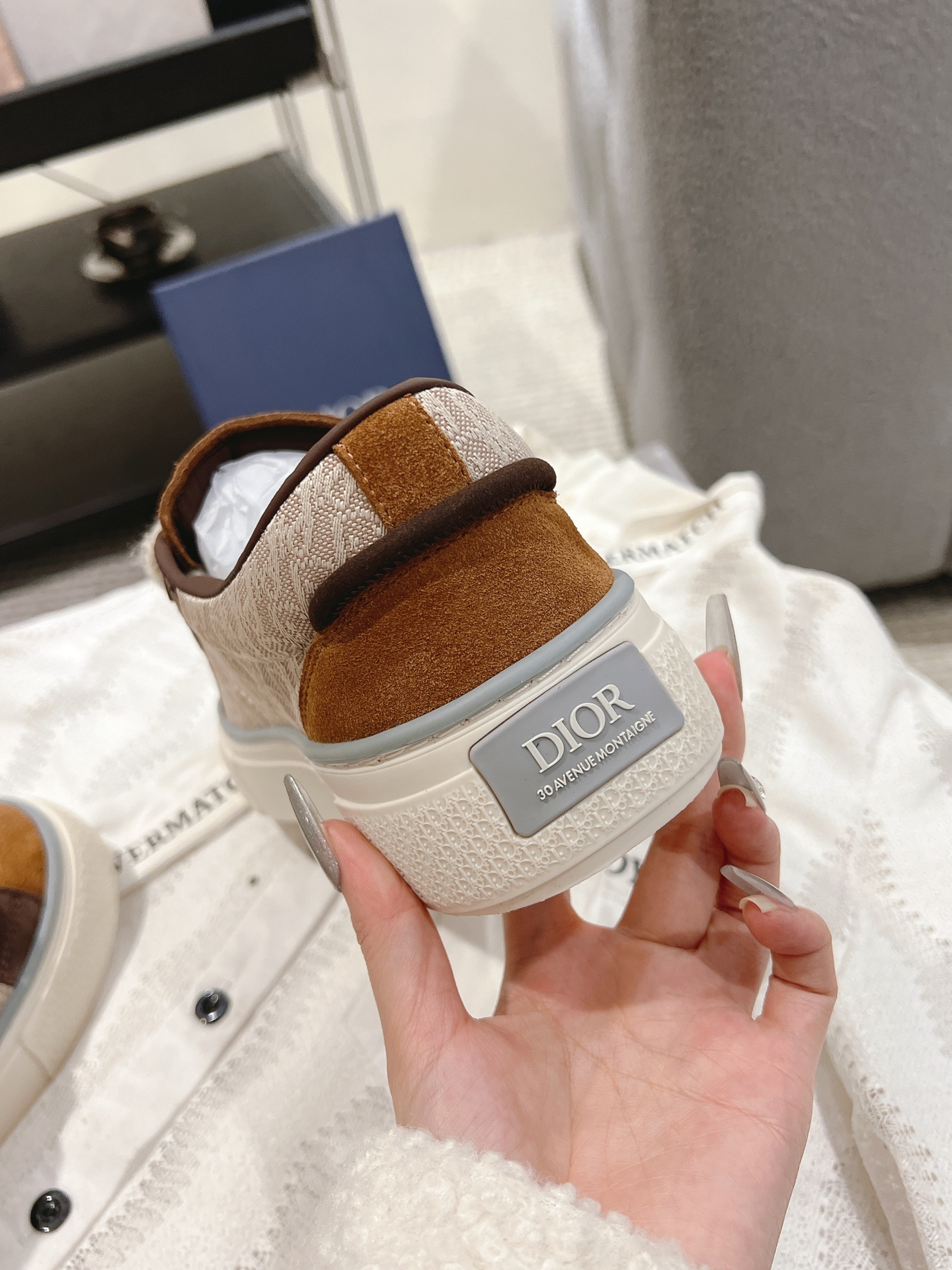 Dior Male Board Shoes Breathable M-l-s