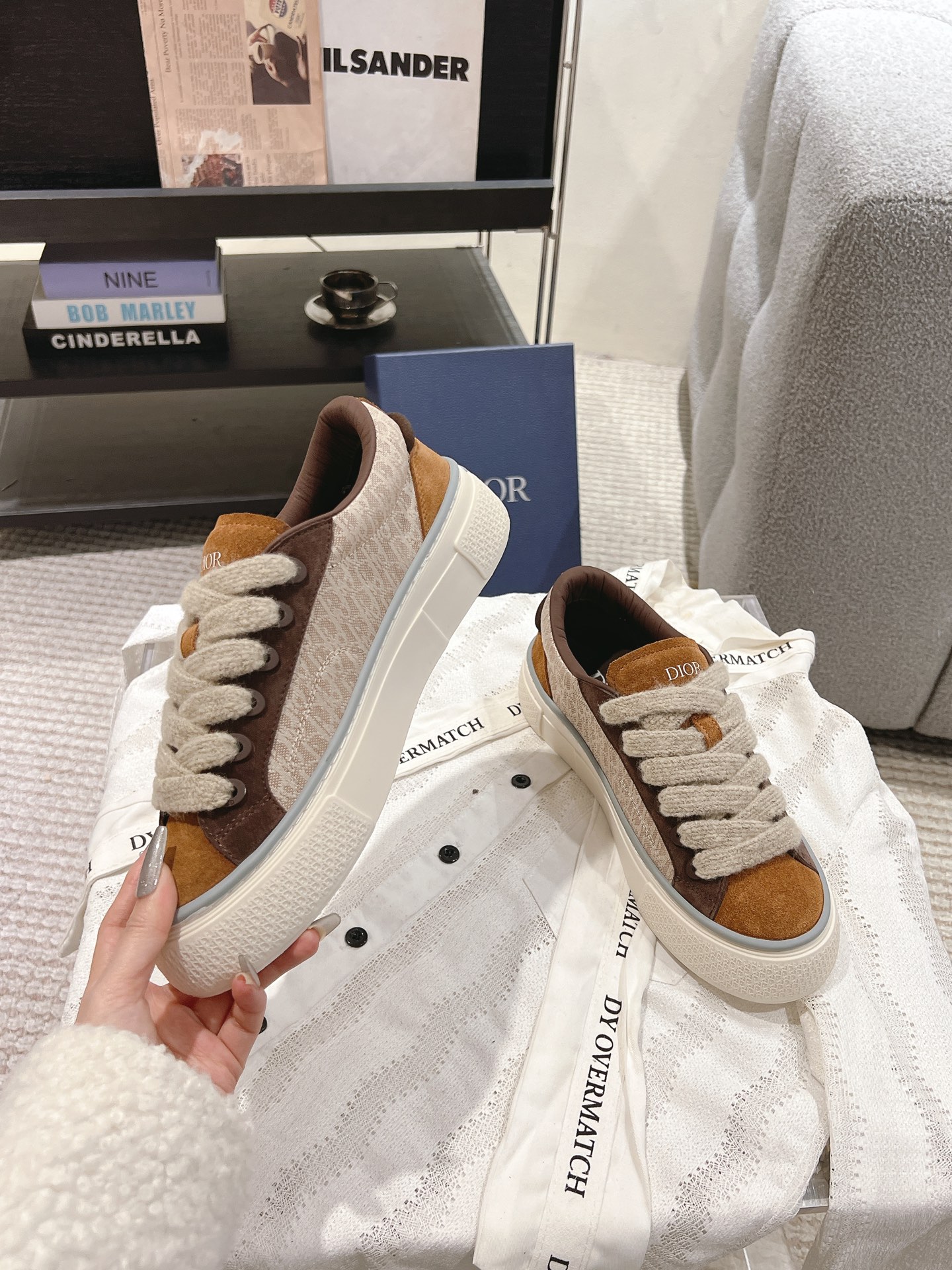 Dior Male Board Shoes Breathable M-l-s