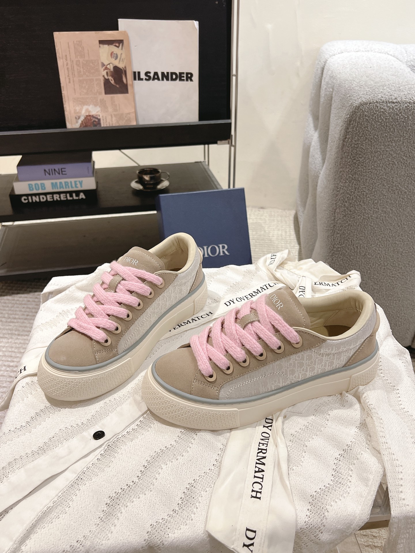 Dior Male Board Shoes Breathable M-l-s