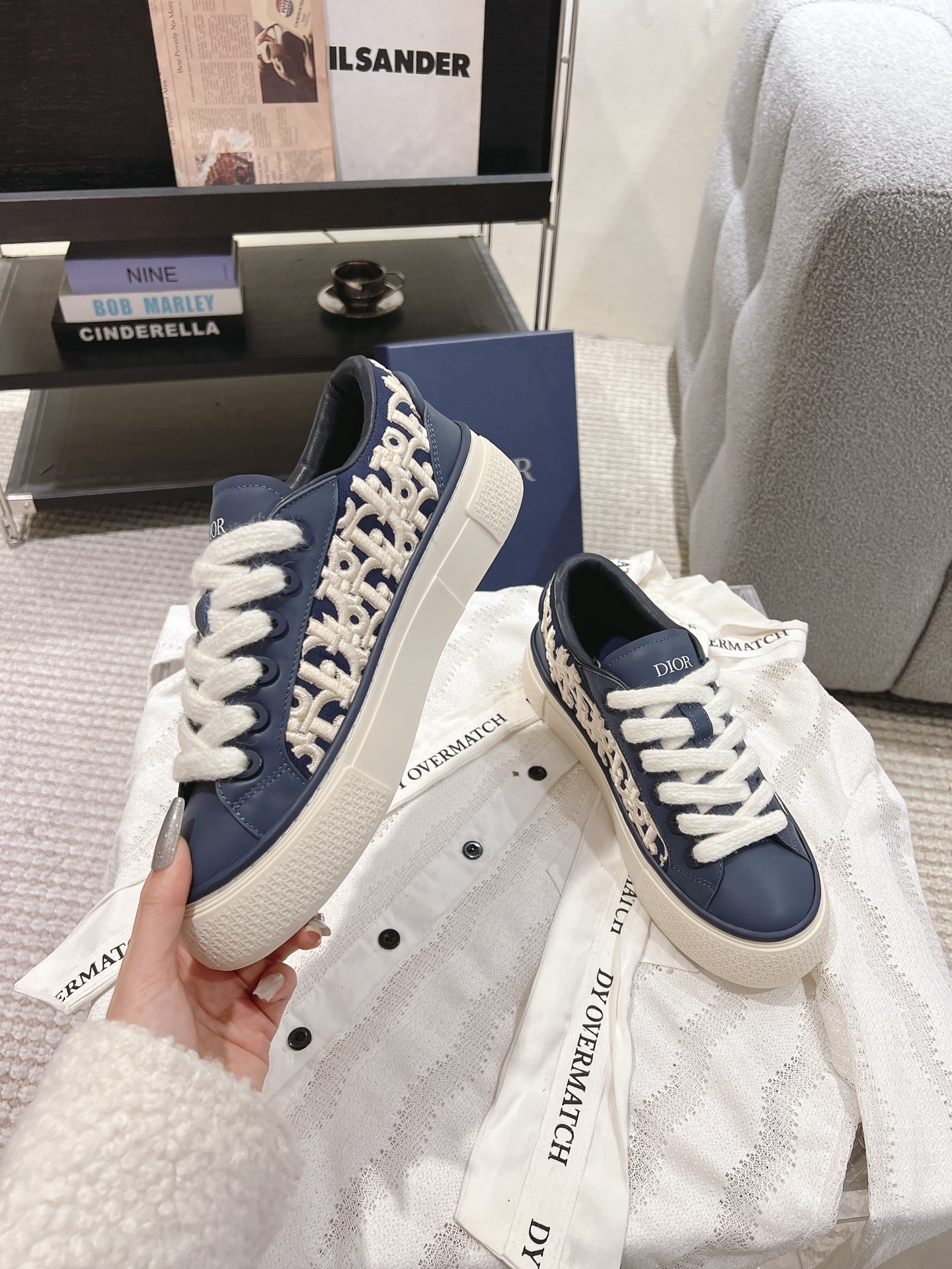 Dior Male Board Shoes Breathable M-l-s