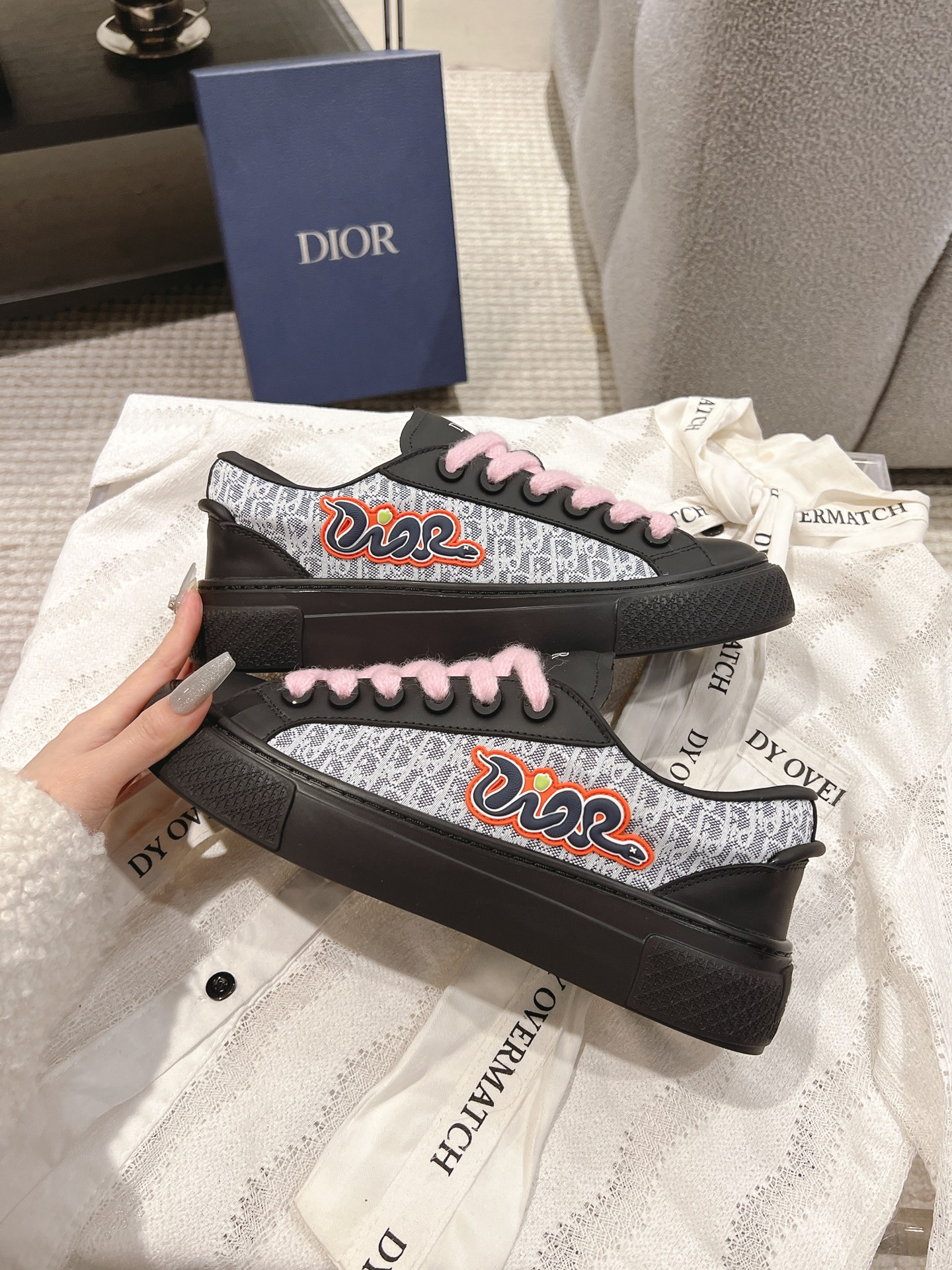 Dior Male Board Shoes Breathable M-l-s