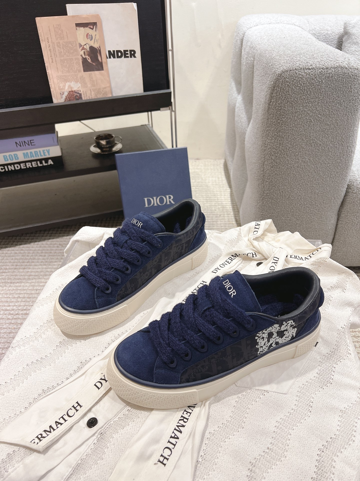 Dior Male Board Shoes Breathable M-l-s