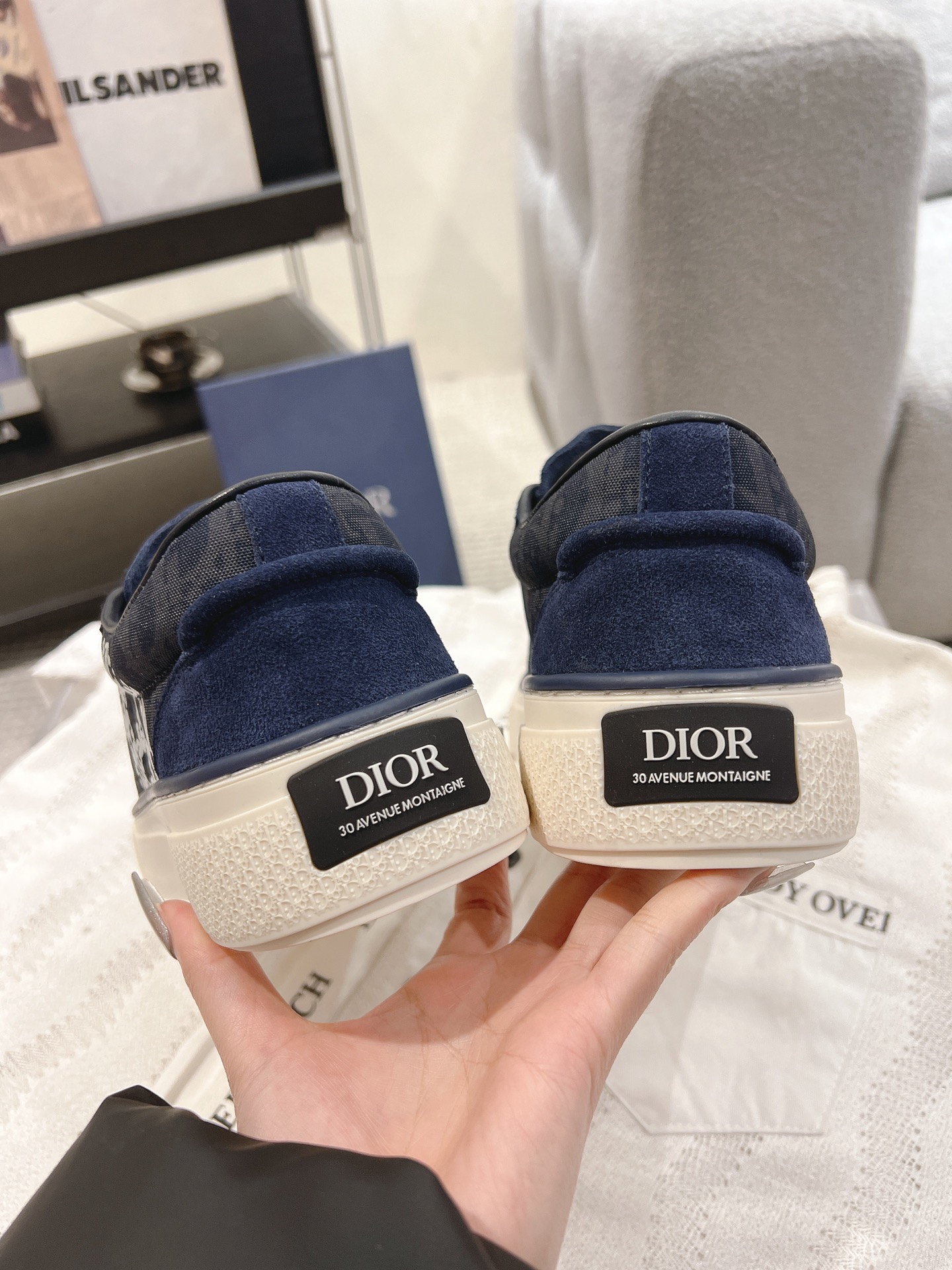 Dior Male Board Shoes Breathable M-l-s