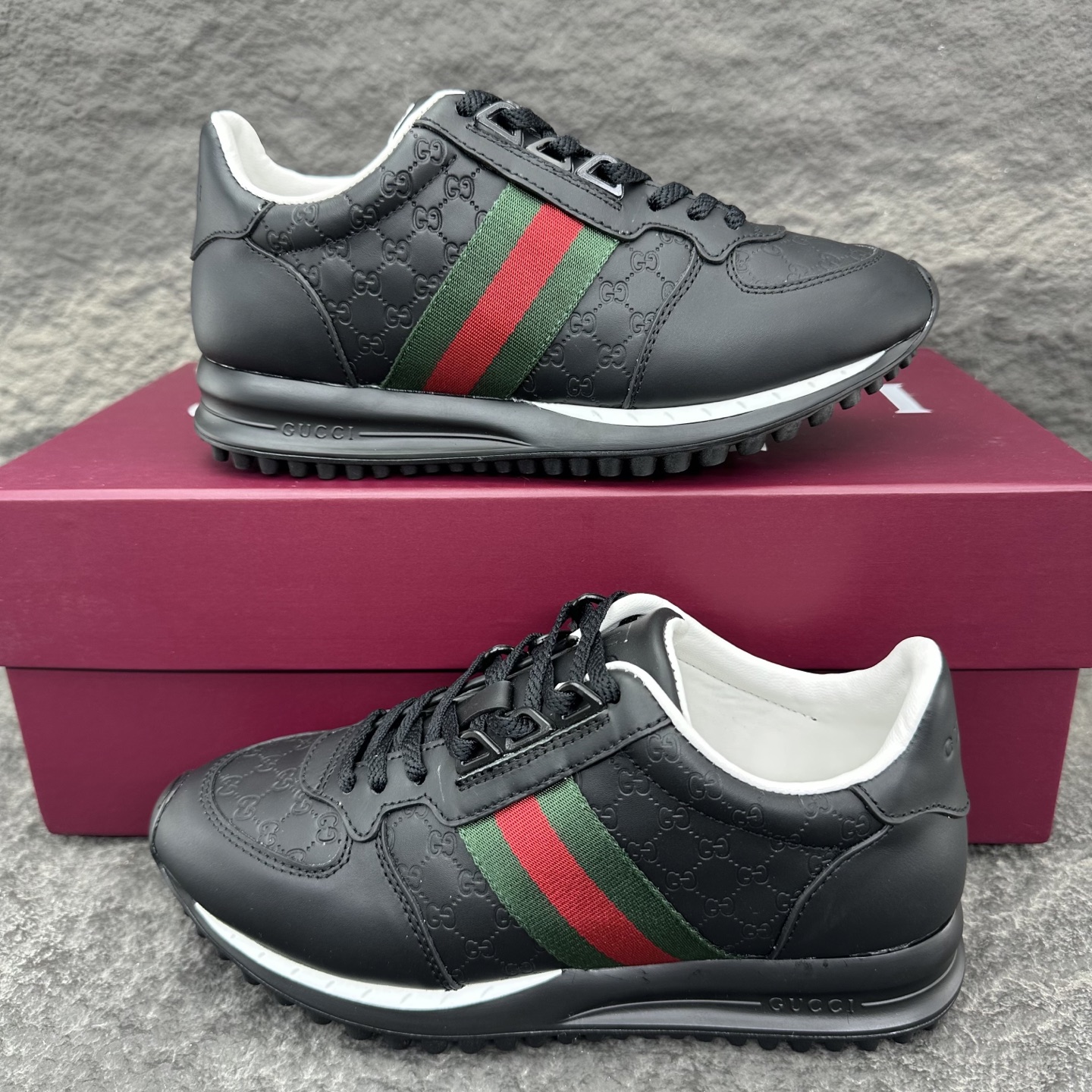 Gucci Male Sneakers Black M-l