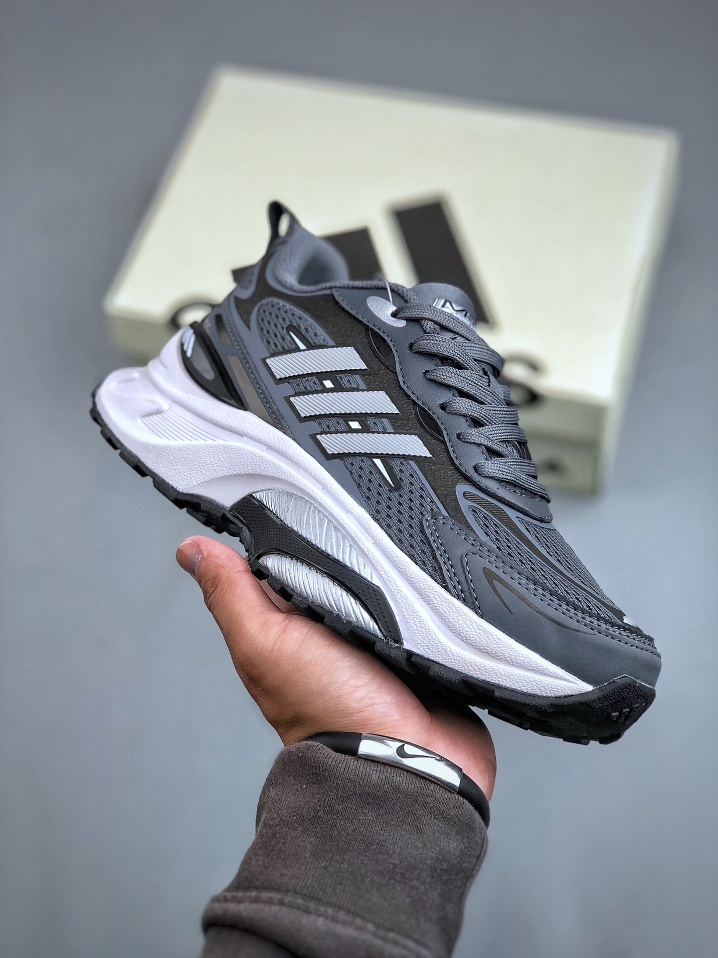 Adidas Running Shoes Breathable M-l-s