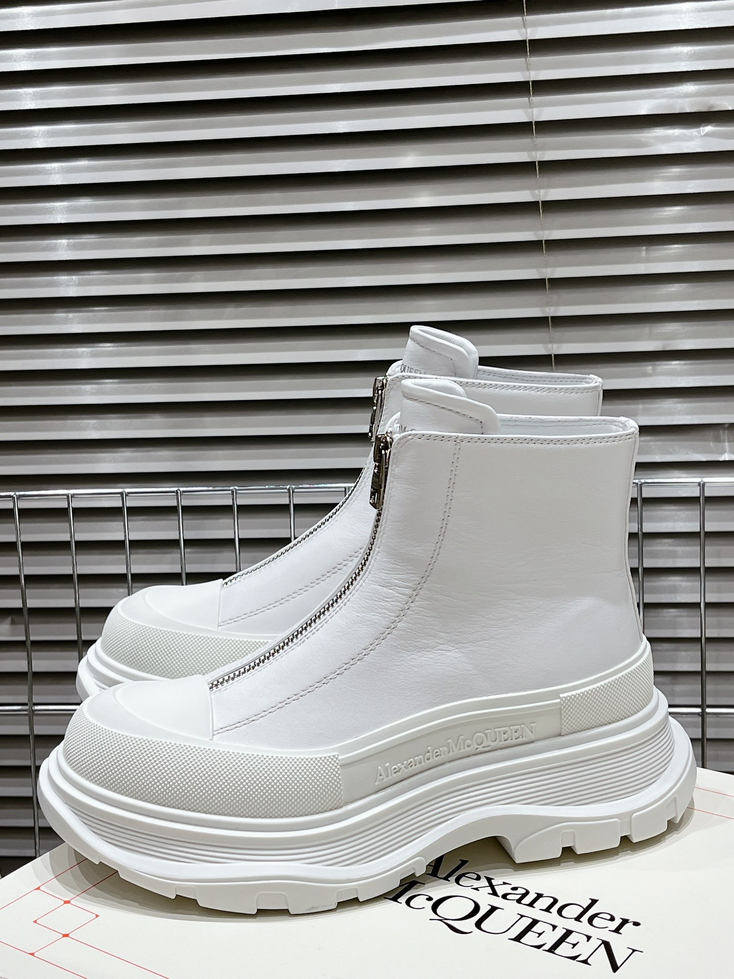 Alexander Mcqueen Male Boots Cow Leather M-l