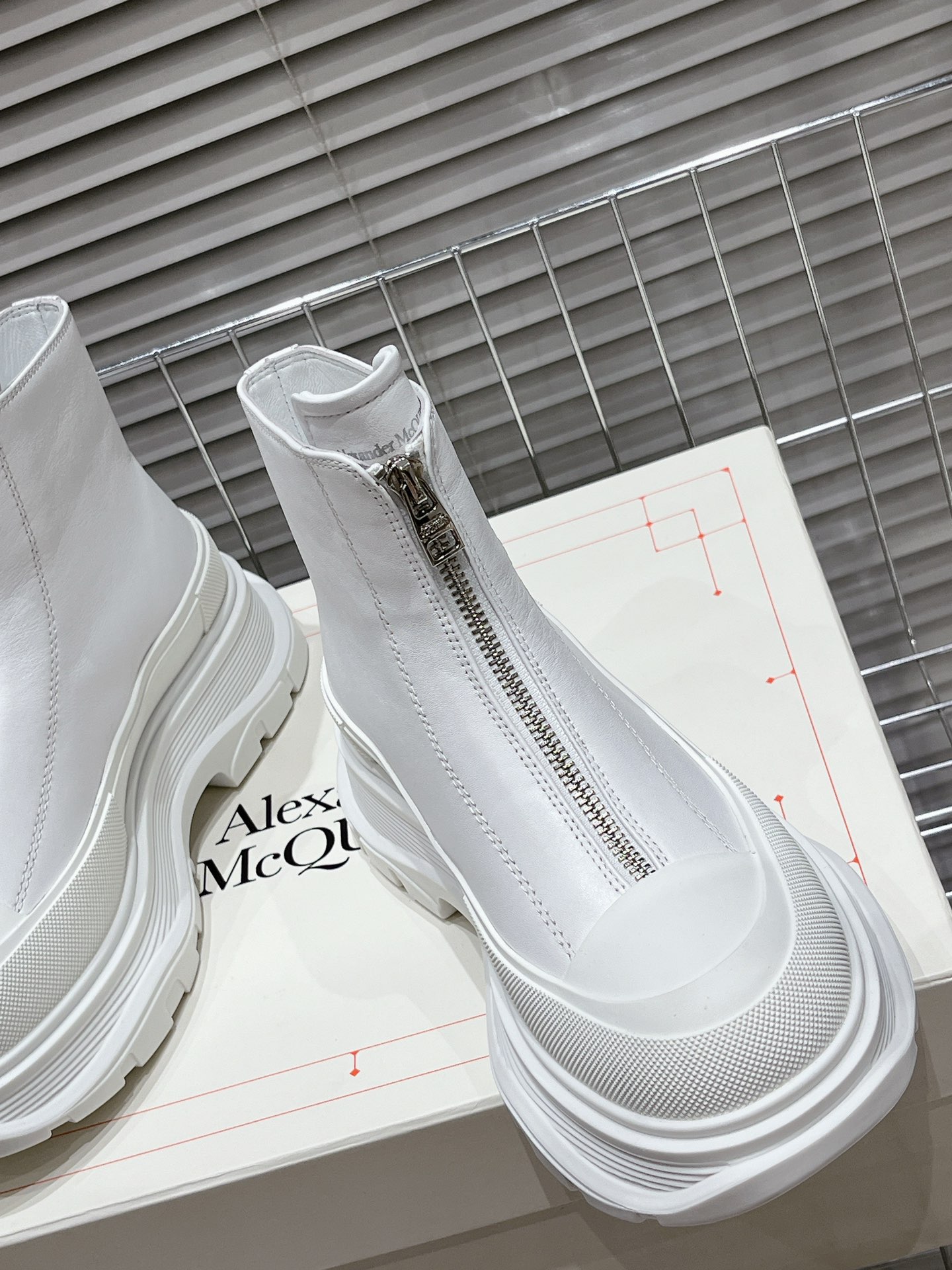 Alexander Mcqueen Male Boots Cow Leather M-l