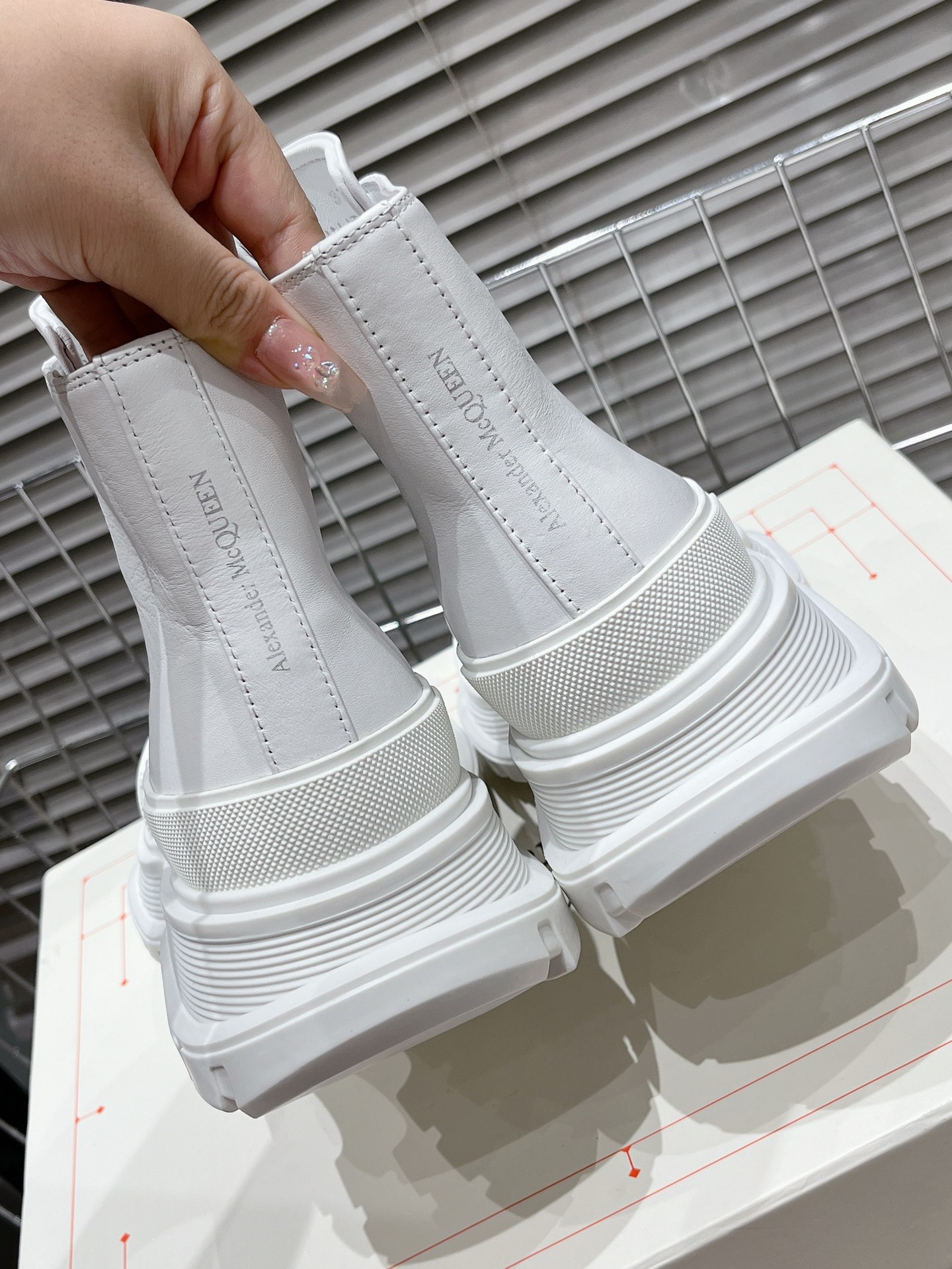 Alexander Mcqueen Male Boots Cow Leather M-l