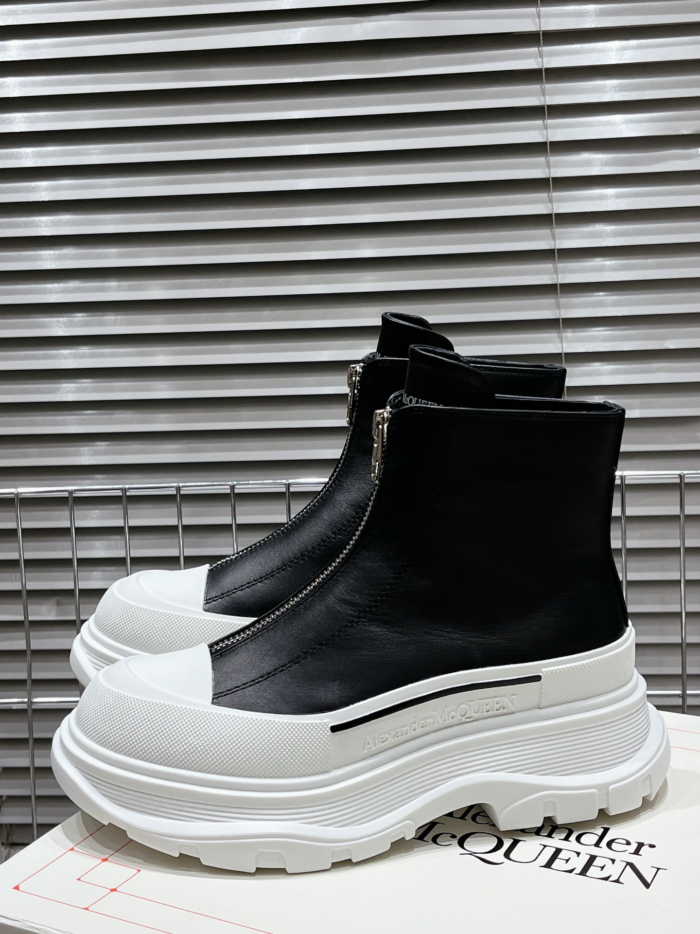 Alexander Mcqueen Male Boots Cow Leather M-l