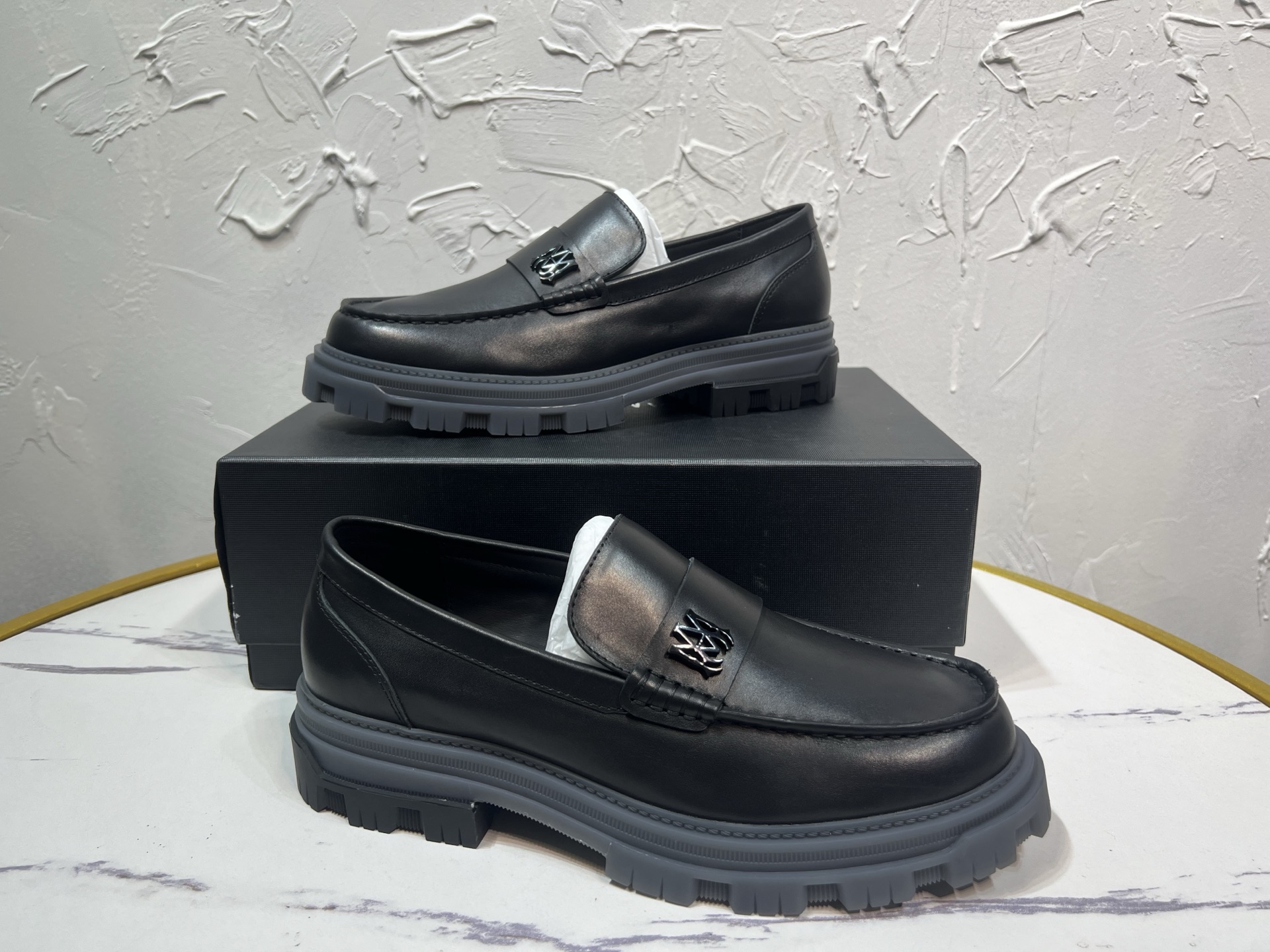 Amiri Leather Shoes Cow Leather 45-m