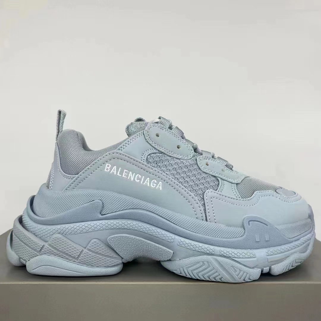 Balenciaga Basic Shoes Gray Breathable L-s