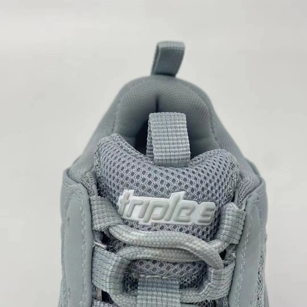 Balenciaga Basic Shoes Gray Breathable L-s