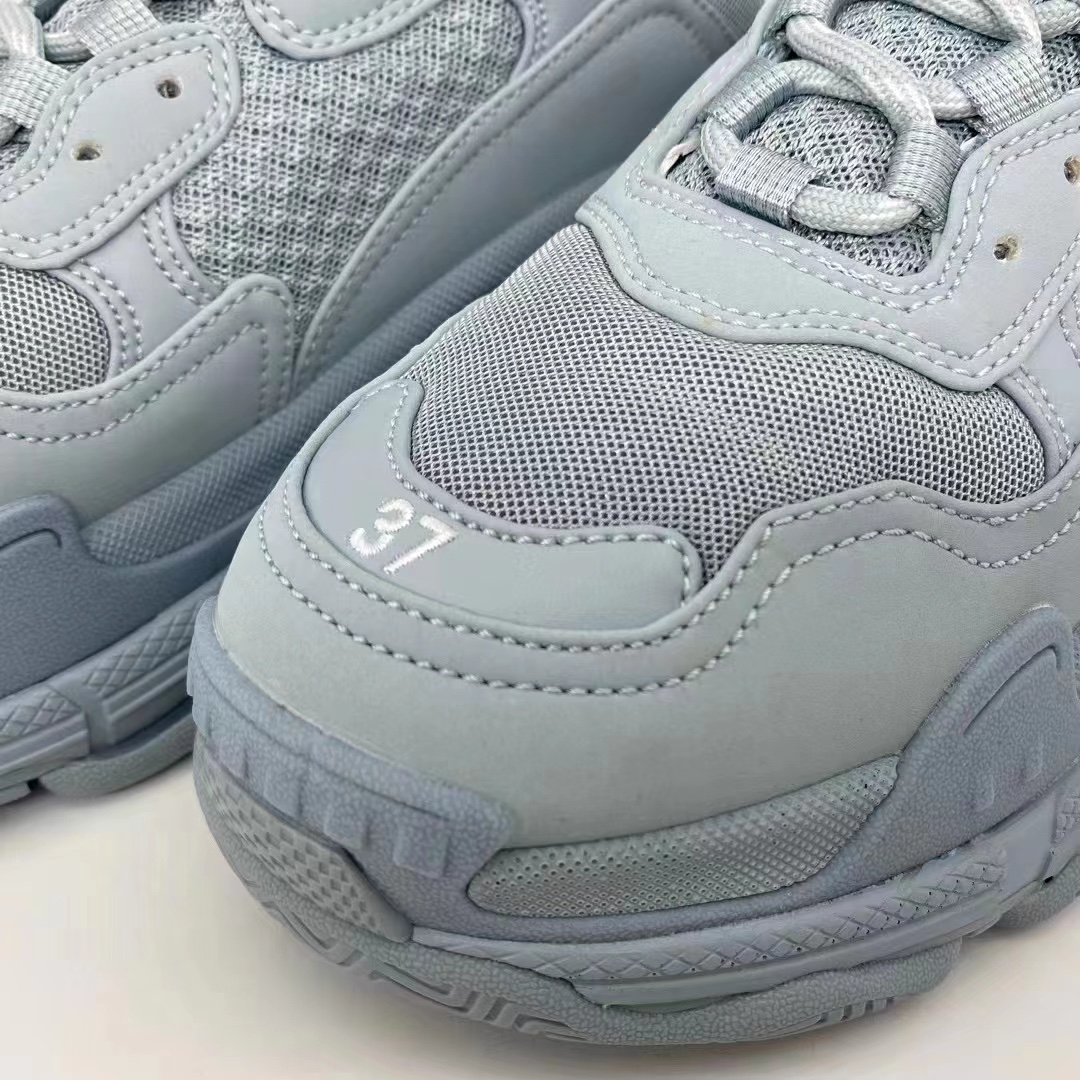 Balenciaga Basic Shoes Gray Breathable L-s