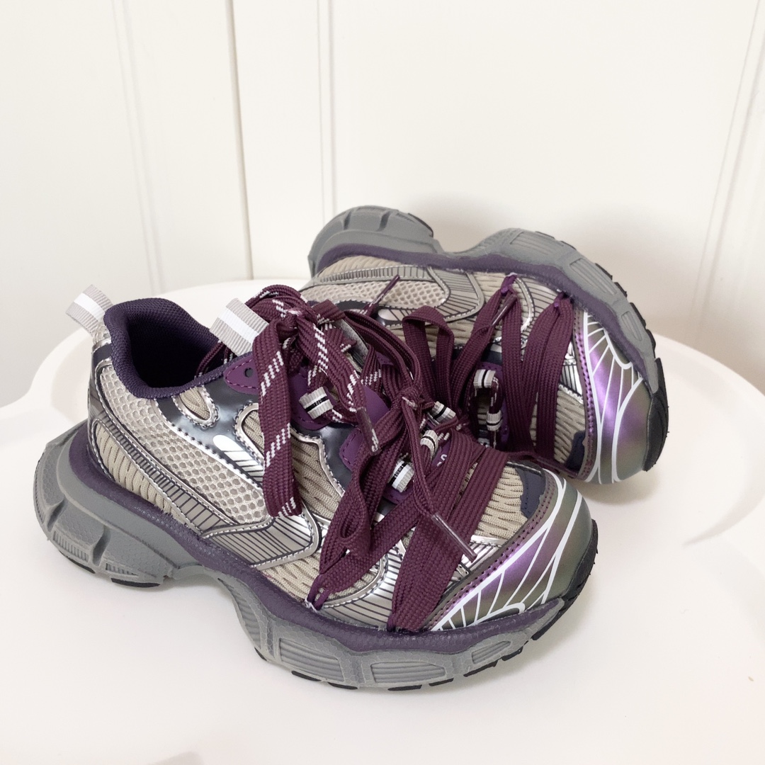 Balenciaga Male Sneakers Black Breathable 37-l-xl