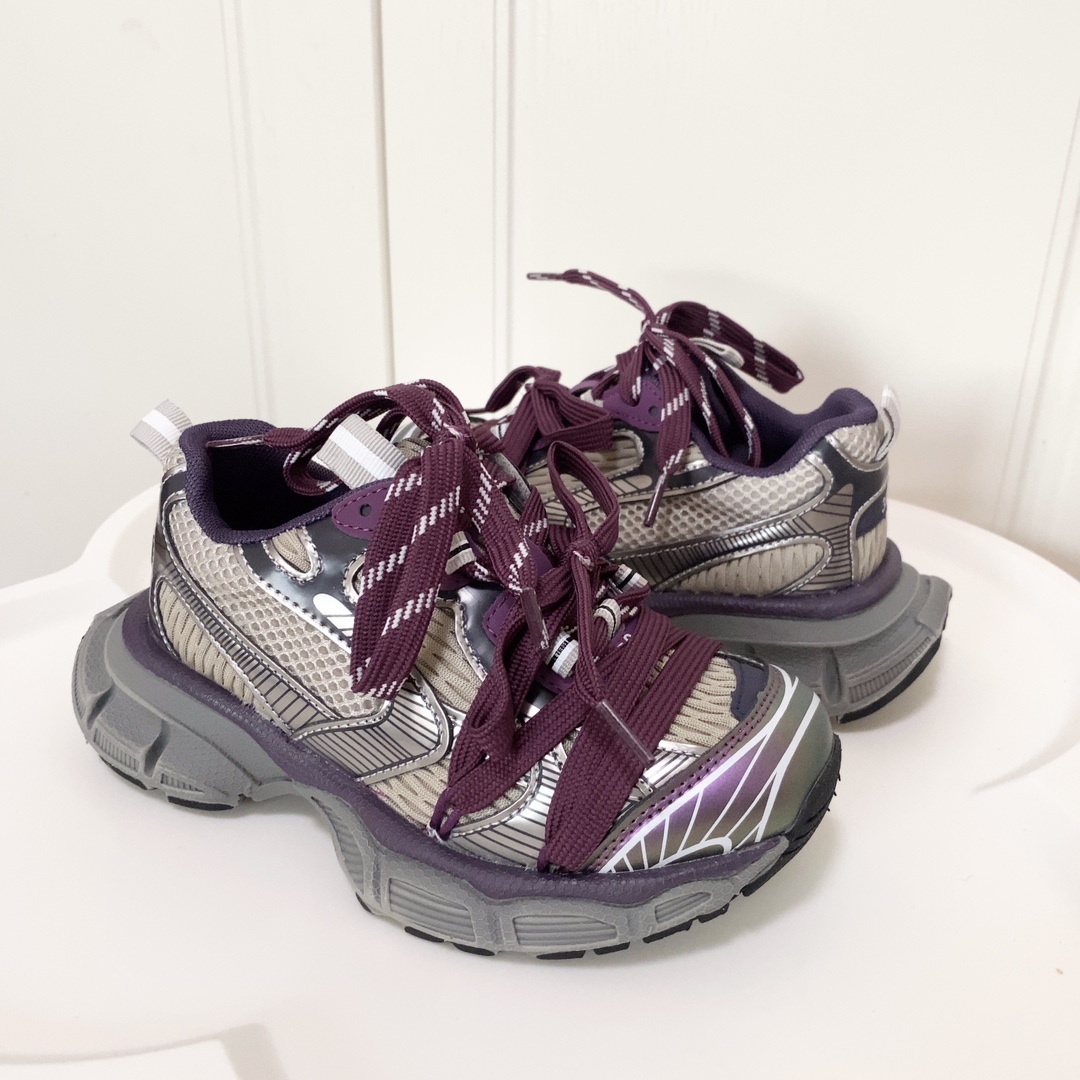 Balenciaga Male Sneakers Black Breathable 37-l-xl