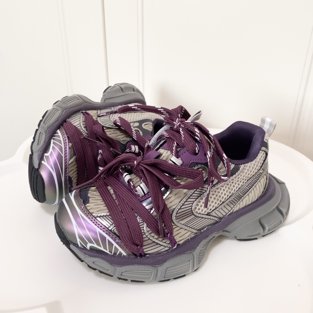 Balenciaga Male Sneakers Black Breathable 37-l-xl