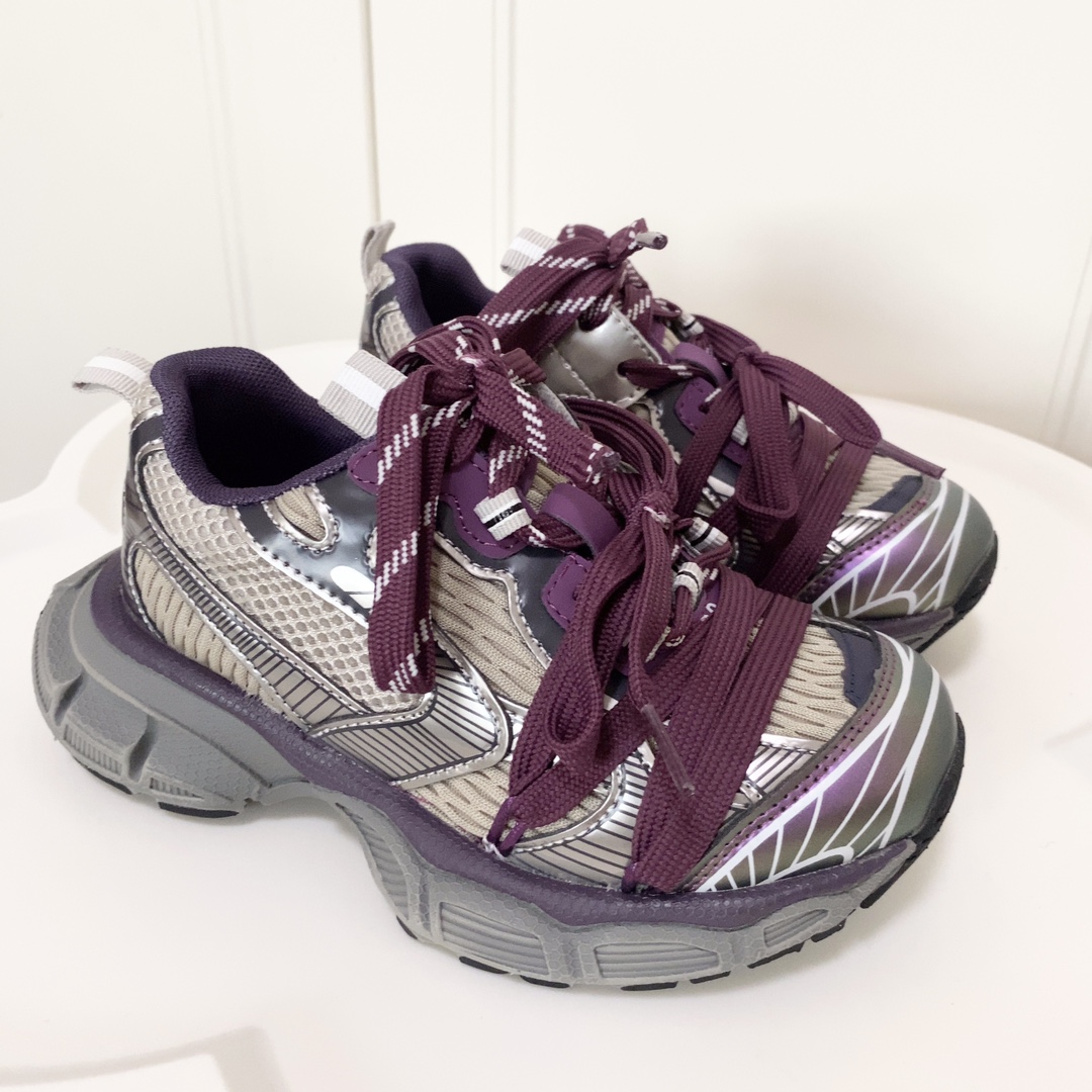 Balenciaga Male Sneakers Black Breathable 37-l-xl