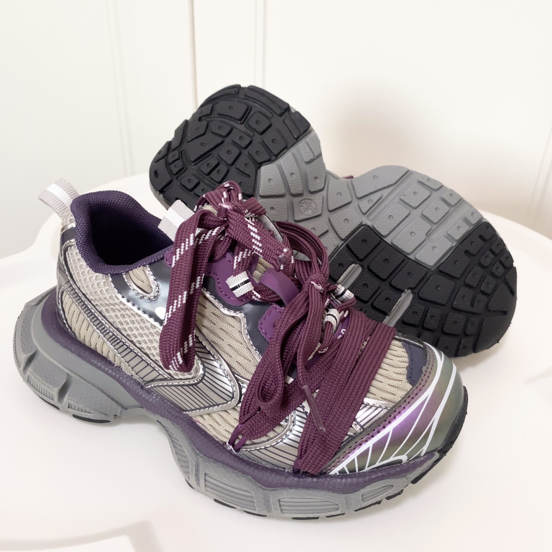 Balenciaga Male Sneakers Black Breathable 37-l-xl