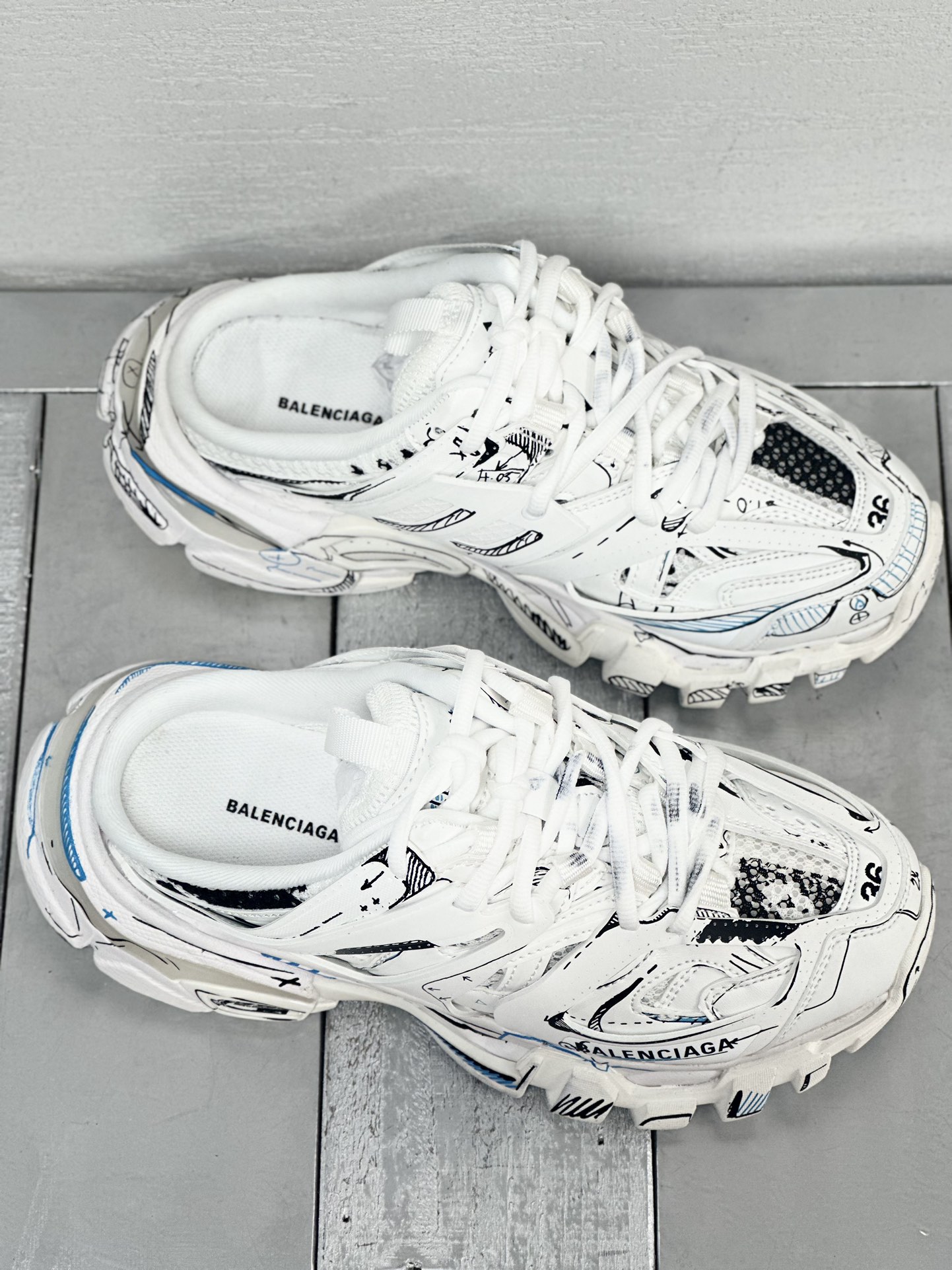 Balenciaga Calvin Klein Couple Basic Shoes L-s