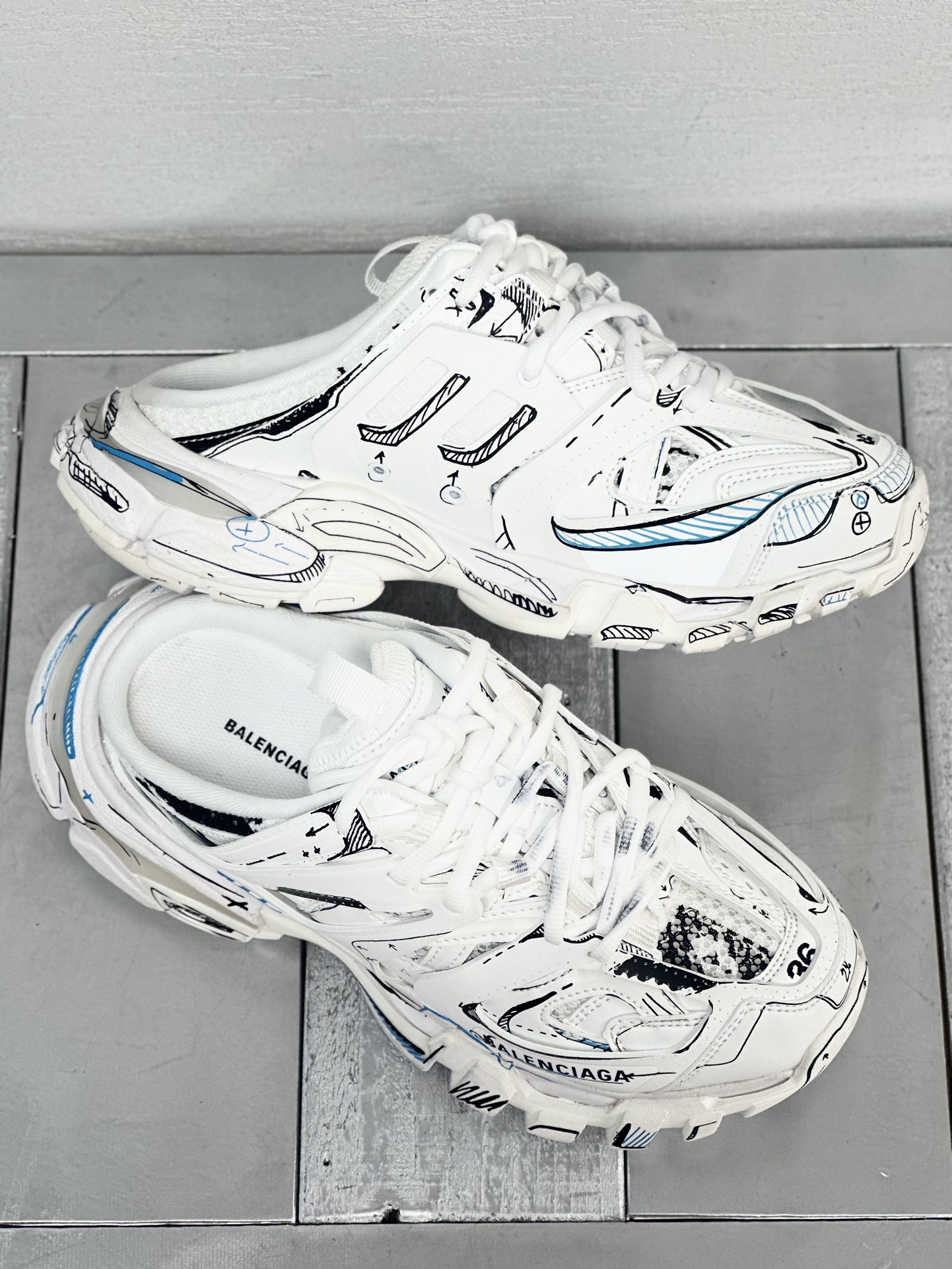 Balenciaga Calvin Klein Couple Basic Shoes L-s