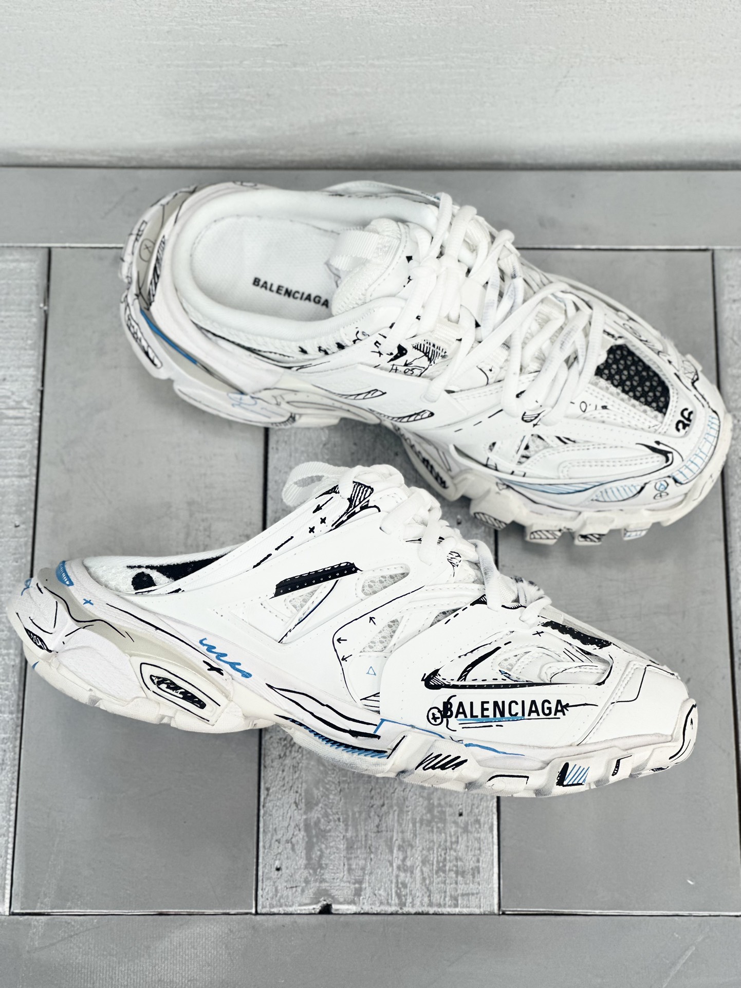 Balenciaga Calvin Klein Couple Basic Shoes L-s