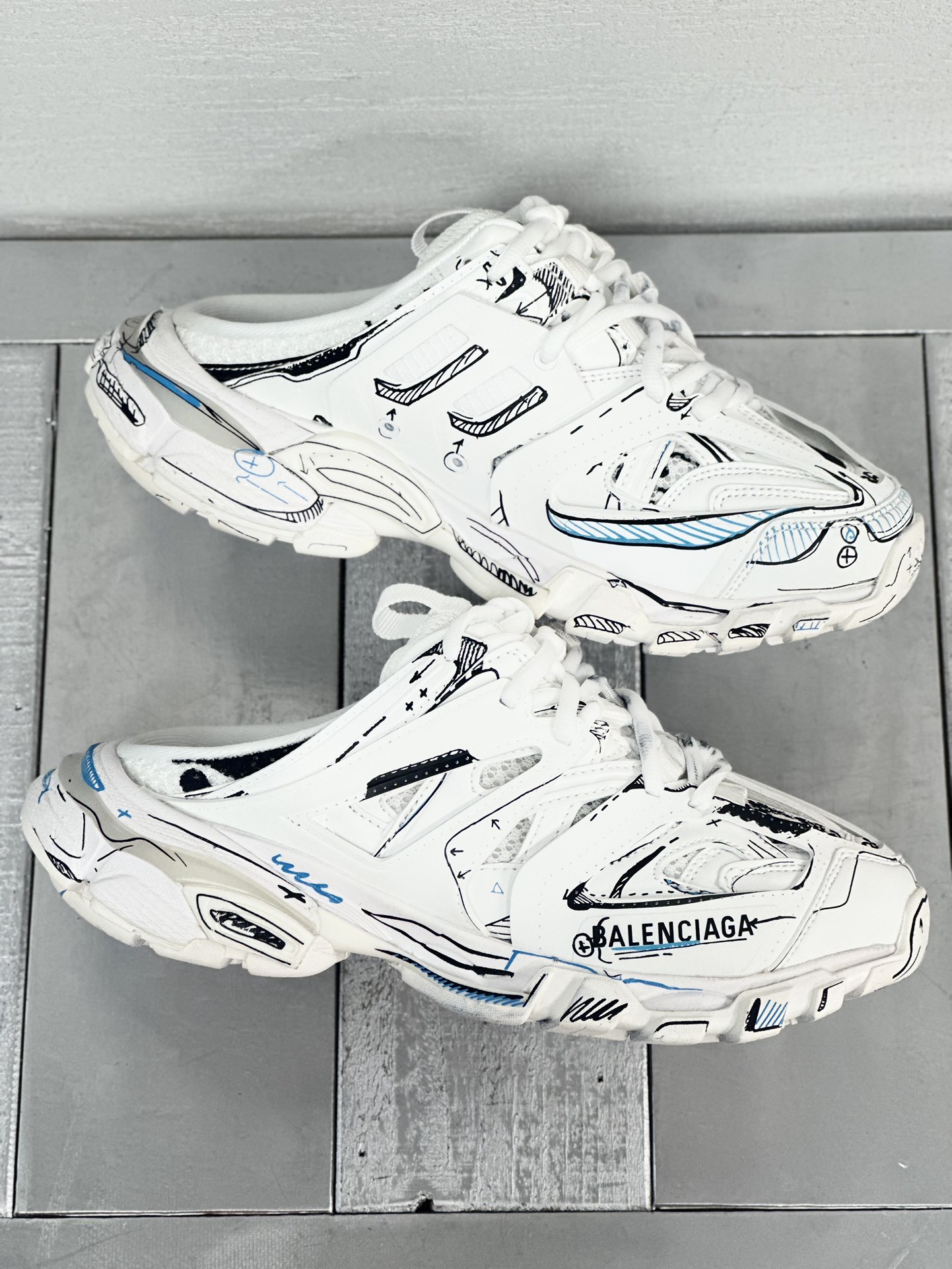 Balenciaga Calvin Klein Couple Basic Shoes L-s