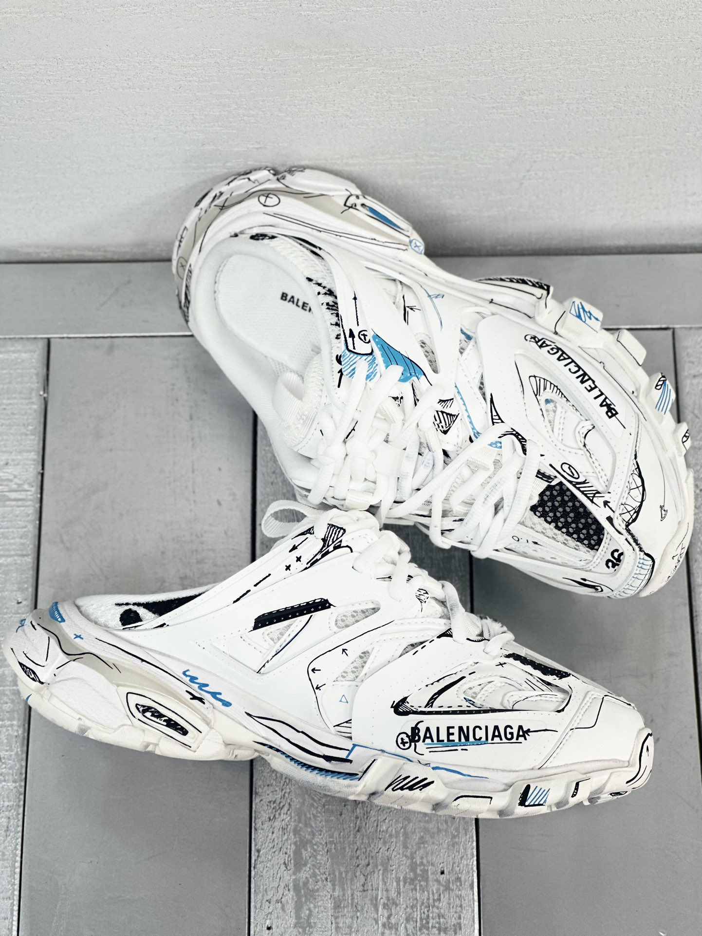 Balenciaga Calvin Klein Couple Basic Shoes L-s