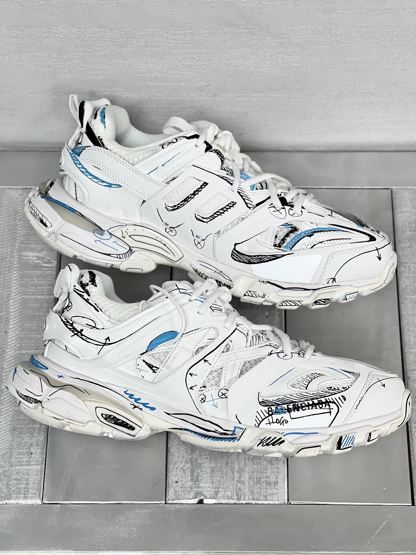 Balenciaga Calvin Klein Couple Basic Shoes L-s