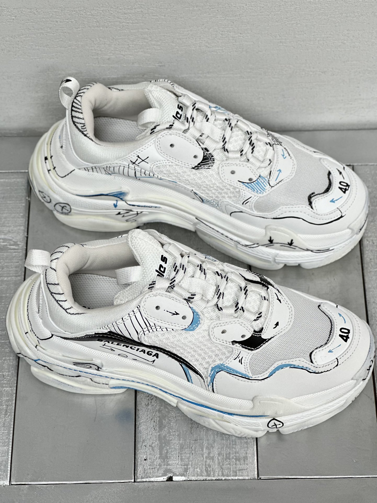 Balenciaga Couple Basic Shoes L-s