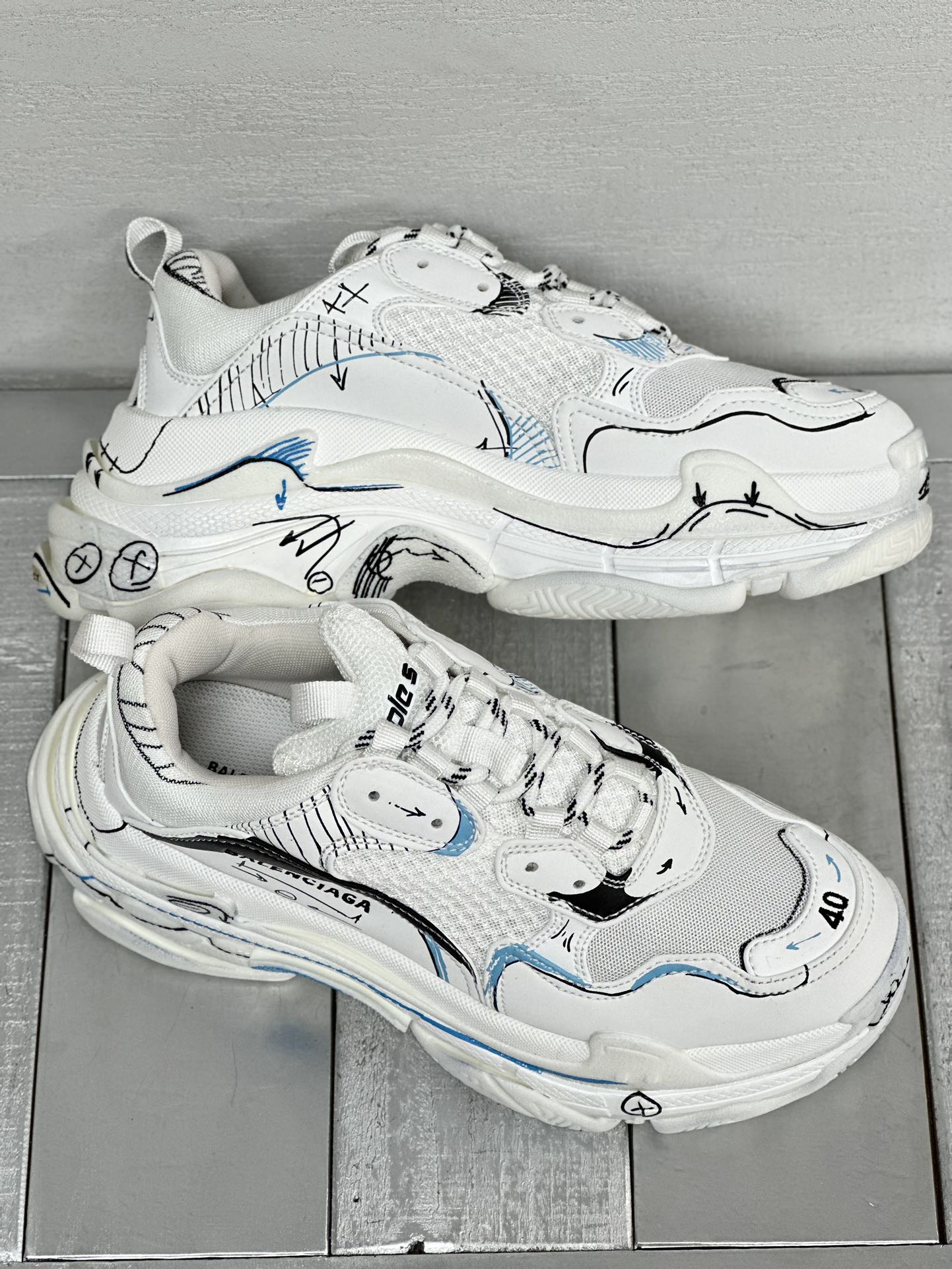 Balenciaga Couple Basic Shoes L-s