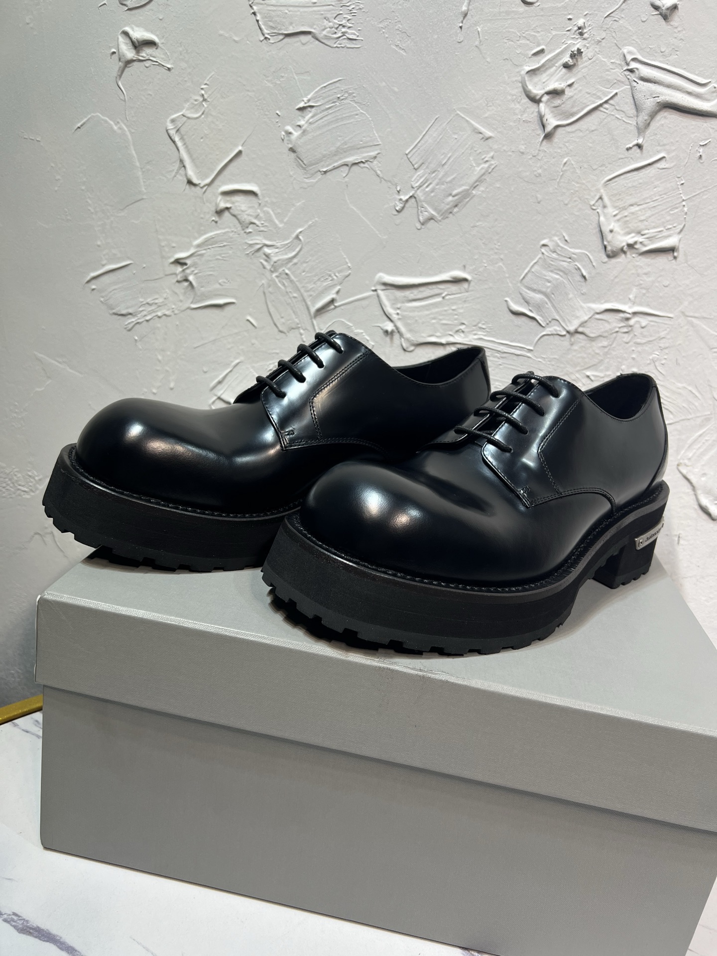 Balenciaga Male Leather Shoes Cow Leather M-l
