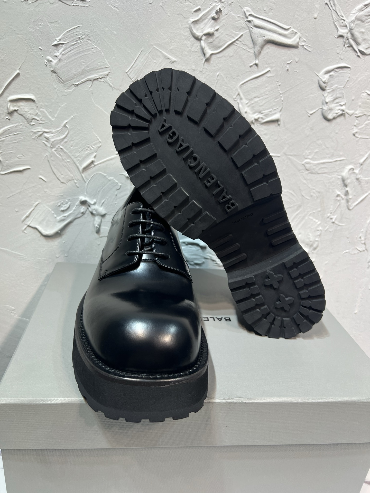 Balenciaga Male Leather Shoes Cow Leather M-l