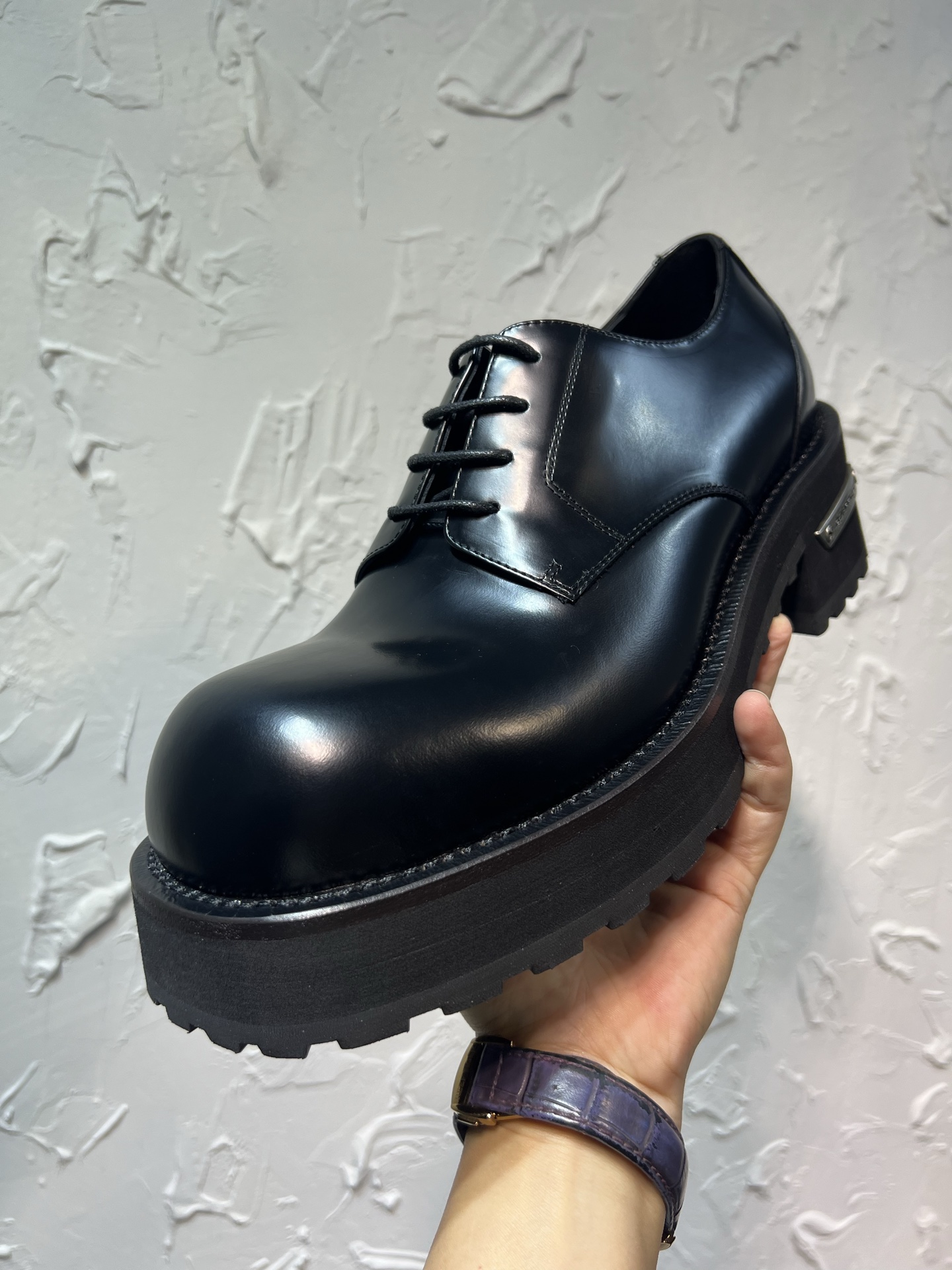 Balenciaga Male Leather Shoes Cow Leather M-l