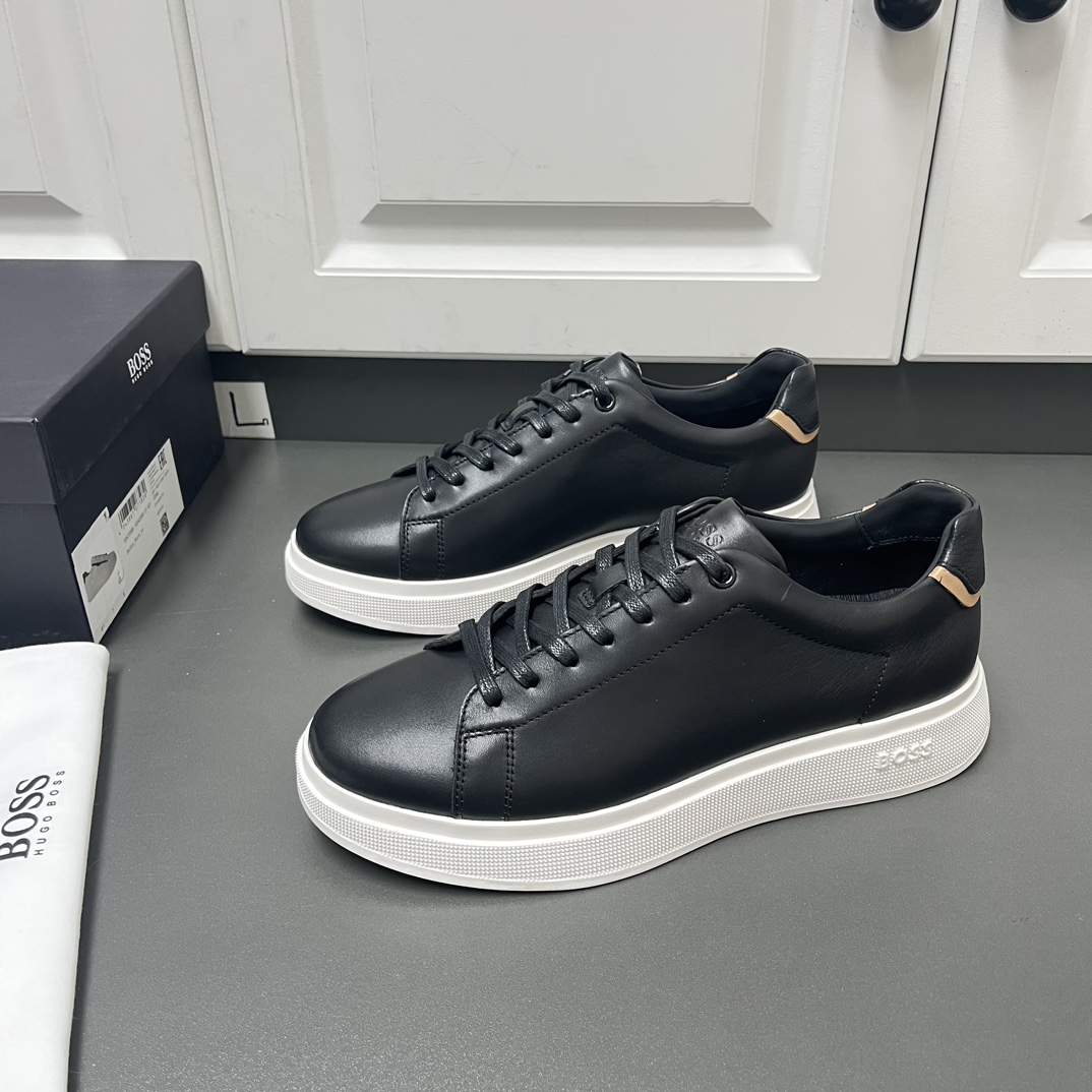 Boss Male Leather Shoes Cow Leather Breathable L-s