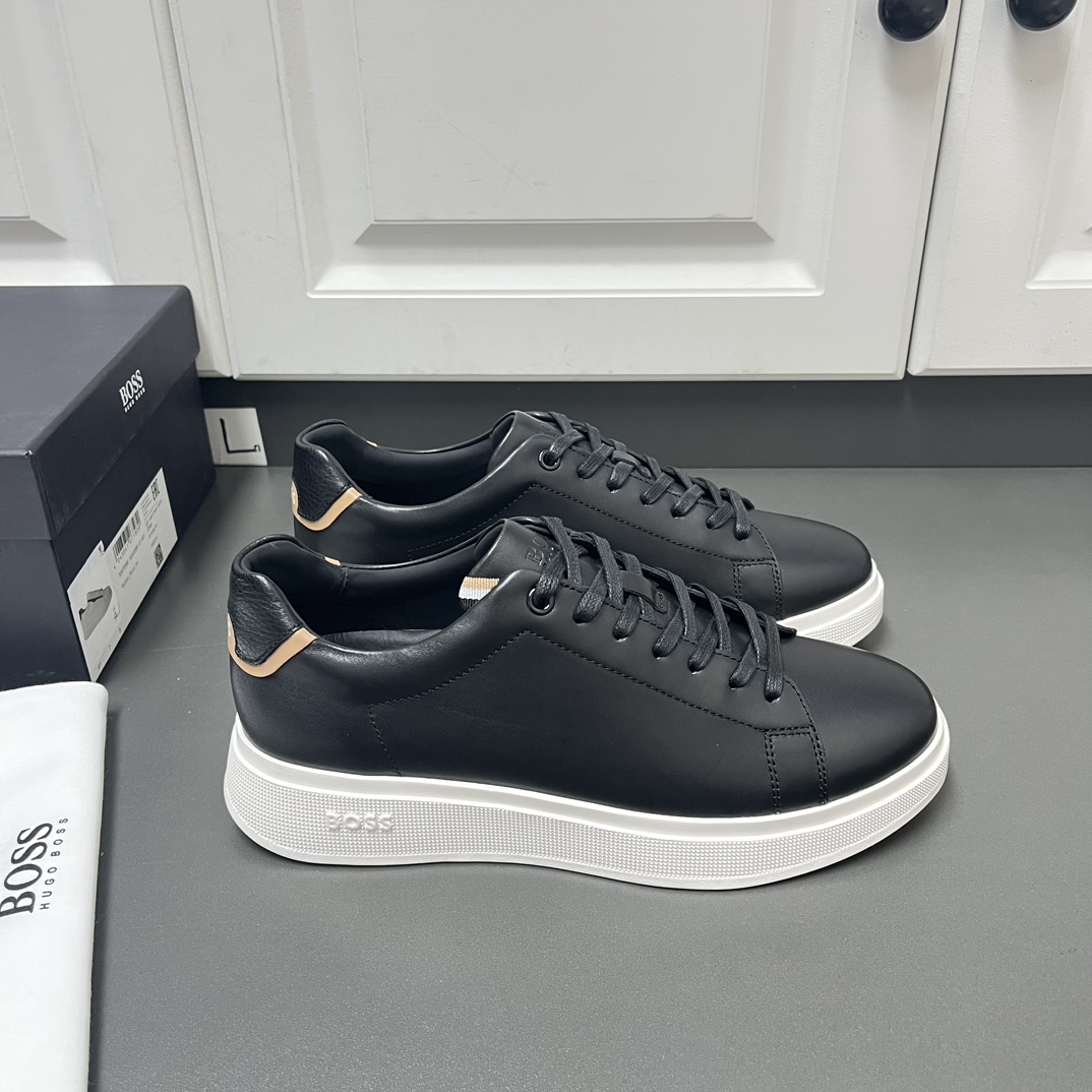 Boss Male Leather Shoes Cow Leather Breathable L-s