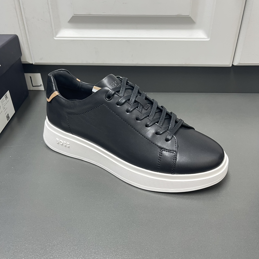 Boss Male Leather Shoes Cow Leather Breathable L-s