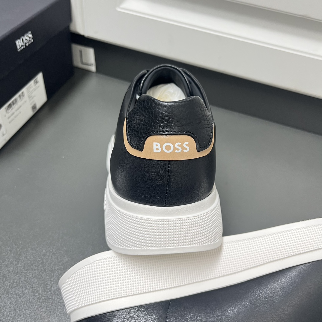 Boss Male Leather Shoes Cow Leather Breathable L-s