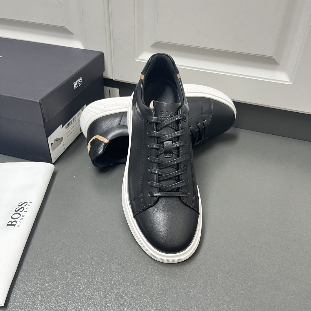 Boss Male Leather Shoes Cow Leather Breathable L-s