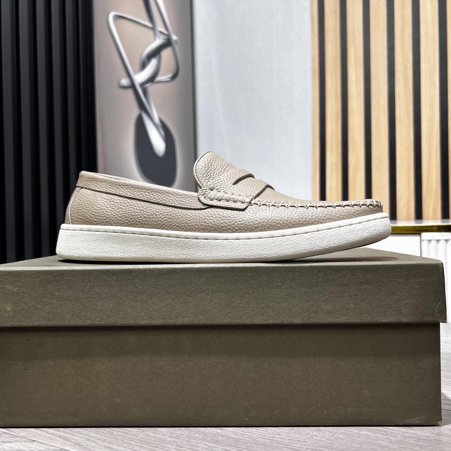 Bottega Veneta Male Loafers Cow Leather