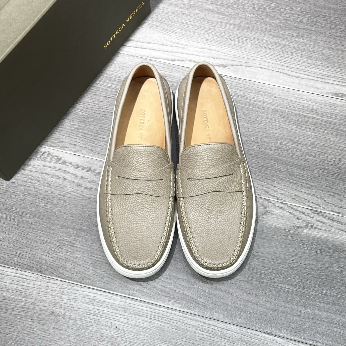 Bottega Veneta Male Loafers Cow Leather