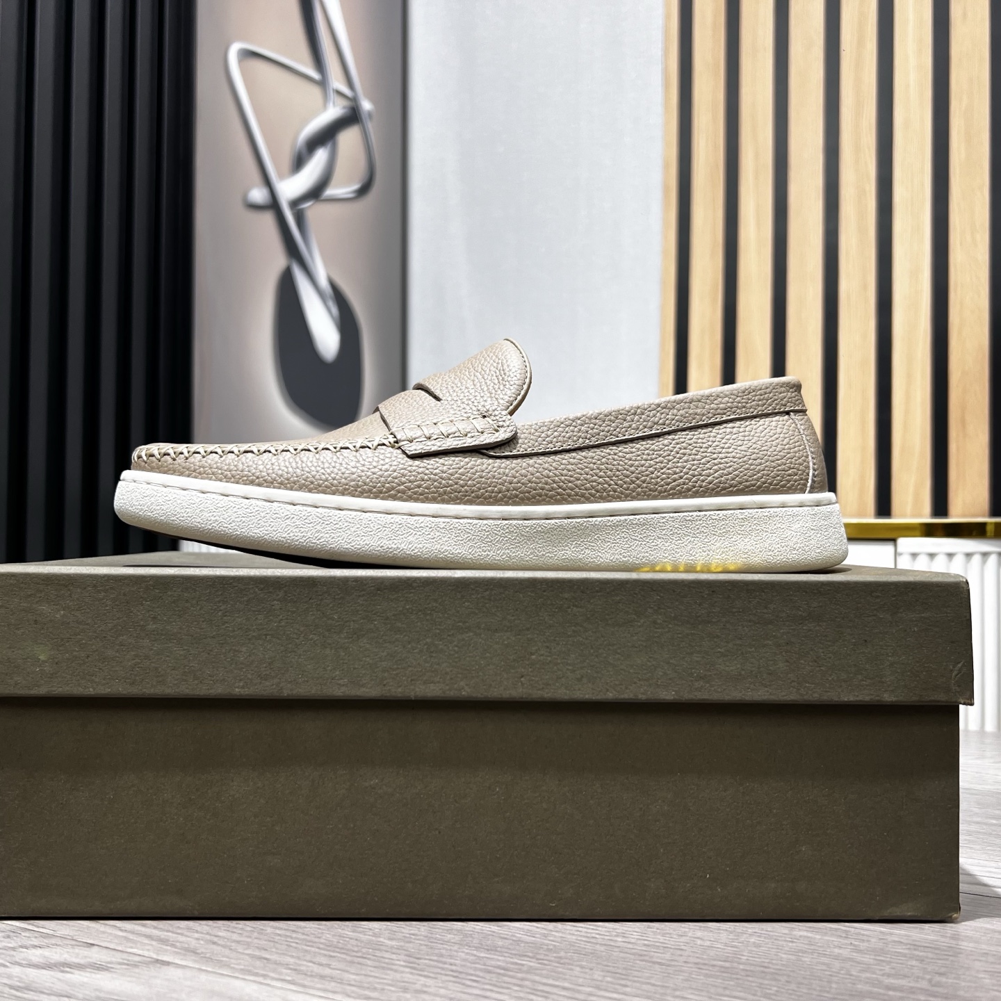 Bottega Veneta Male Loafers Cow Leather