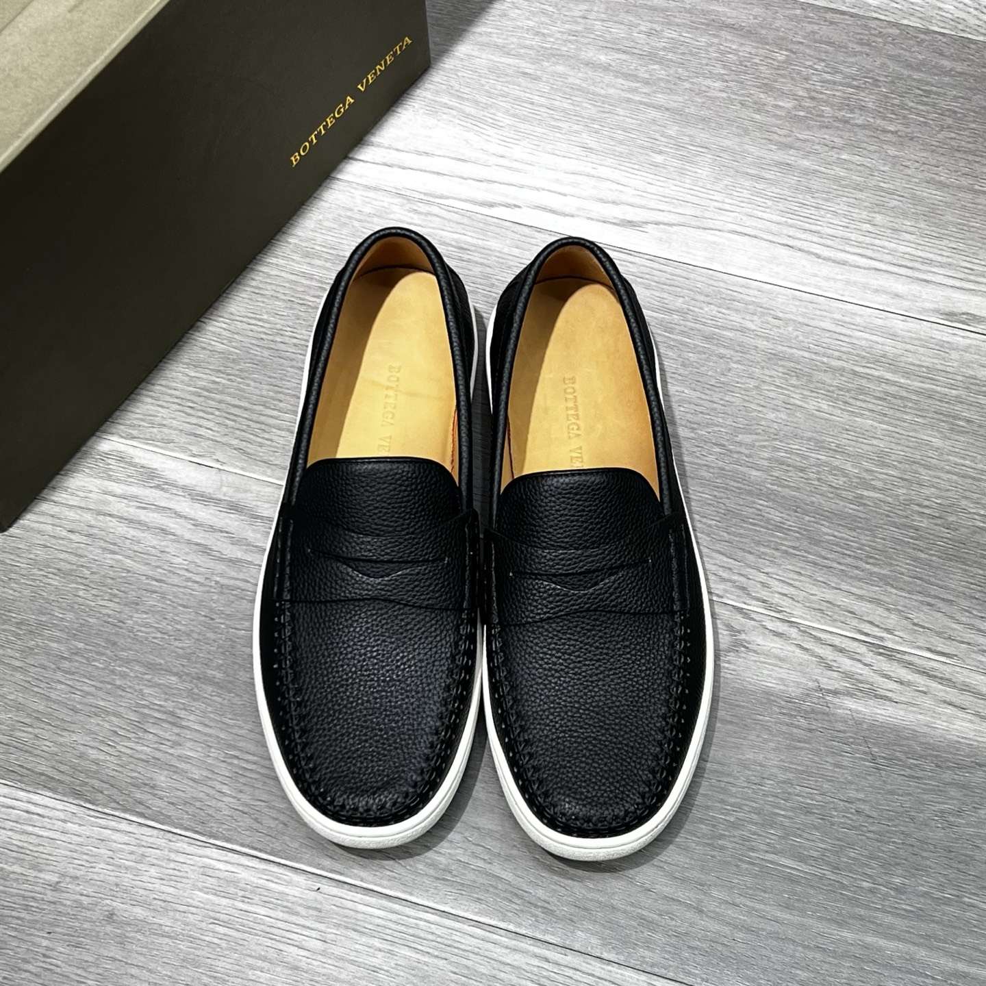 Bottega Veneta Male Loafers Cow Leather